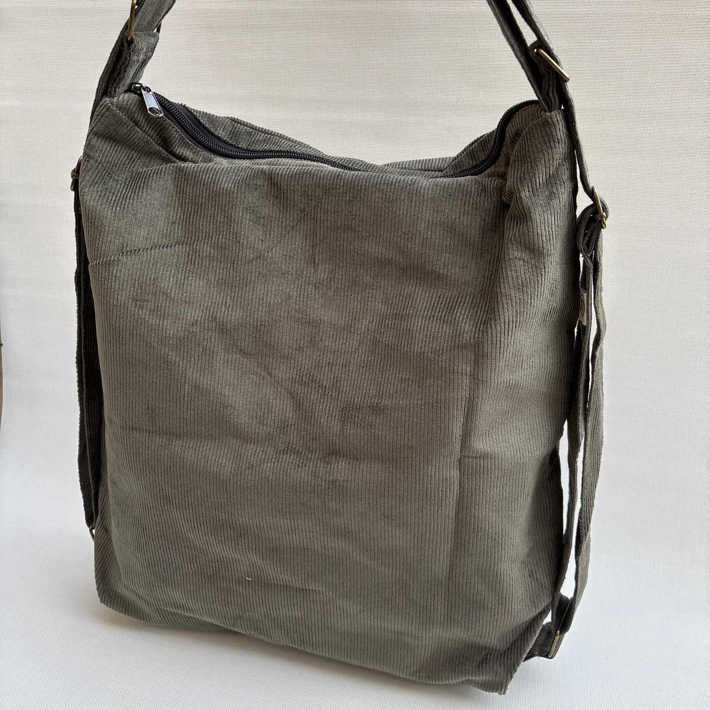 Mochila - Bolso - Tote Bag - Micro pana · Mutifunción · "Nepal" Color Gris · Súper ligera · Pieza 16638