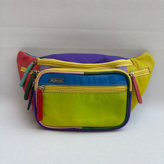 Riñonera RetroChic Analia Happy Colors · Piel · Pieza Única Núm. 18923