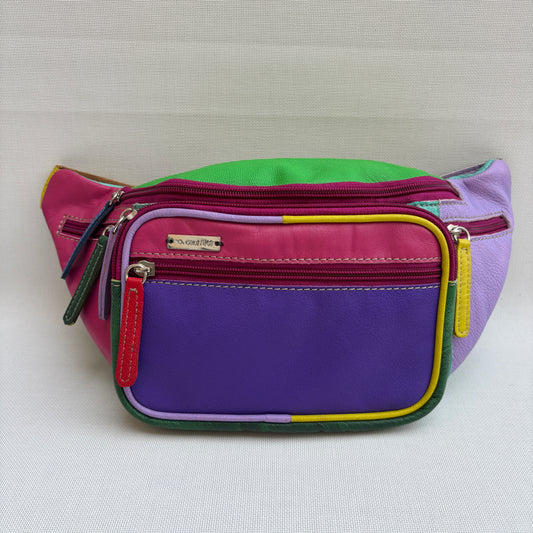 Riñonera RetroChic Analia Happy Colors · Piel · Pieza Única Núm. 18922