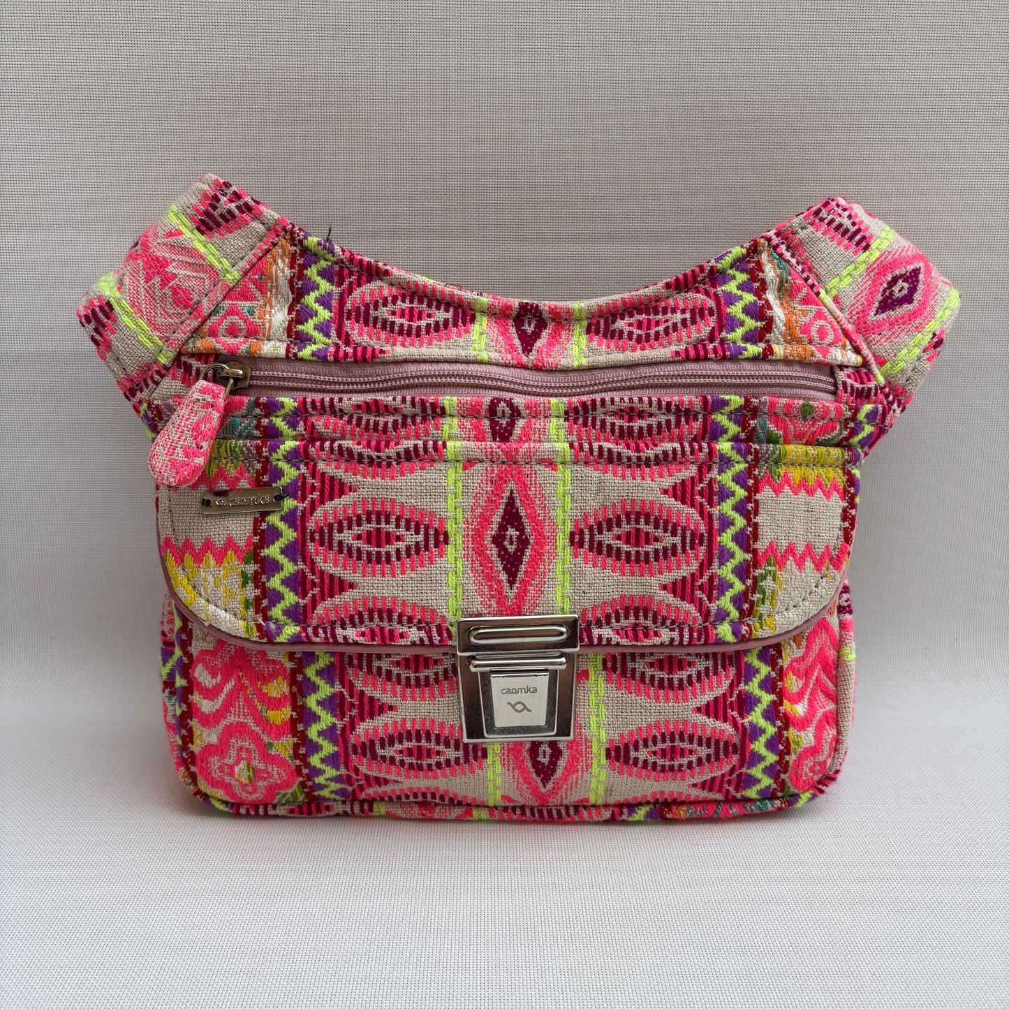 Riñonera "Pink Energy Tribe" + Bolsillo trasero · Pieza Única Núm. 18968