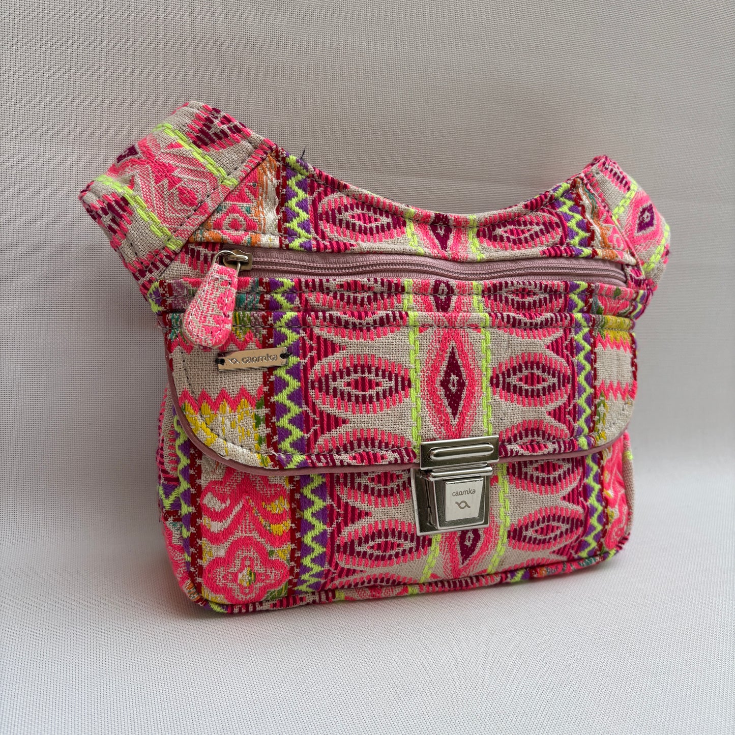 Riñonera "Pink Energy Tribe" + Bolsillo trasero · Pieza Única Núm. 18968
