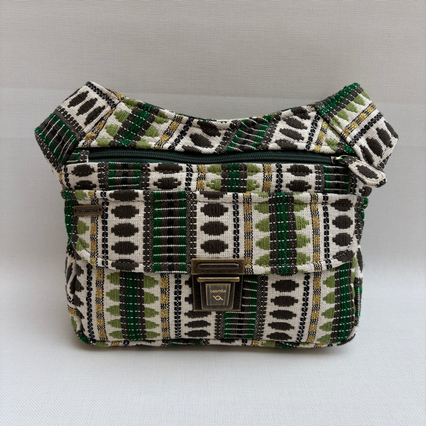 Riñonera "Forest Ethnic" + Bolsillo trasero · Pieza Única Núm. 18965