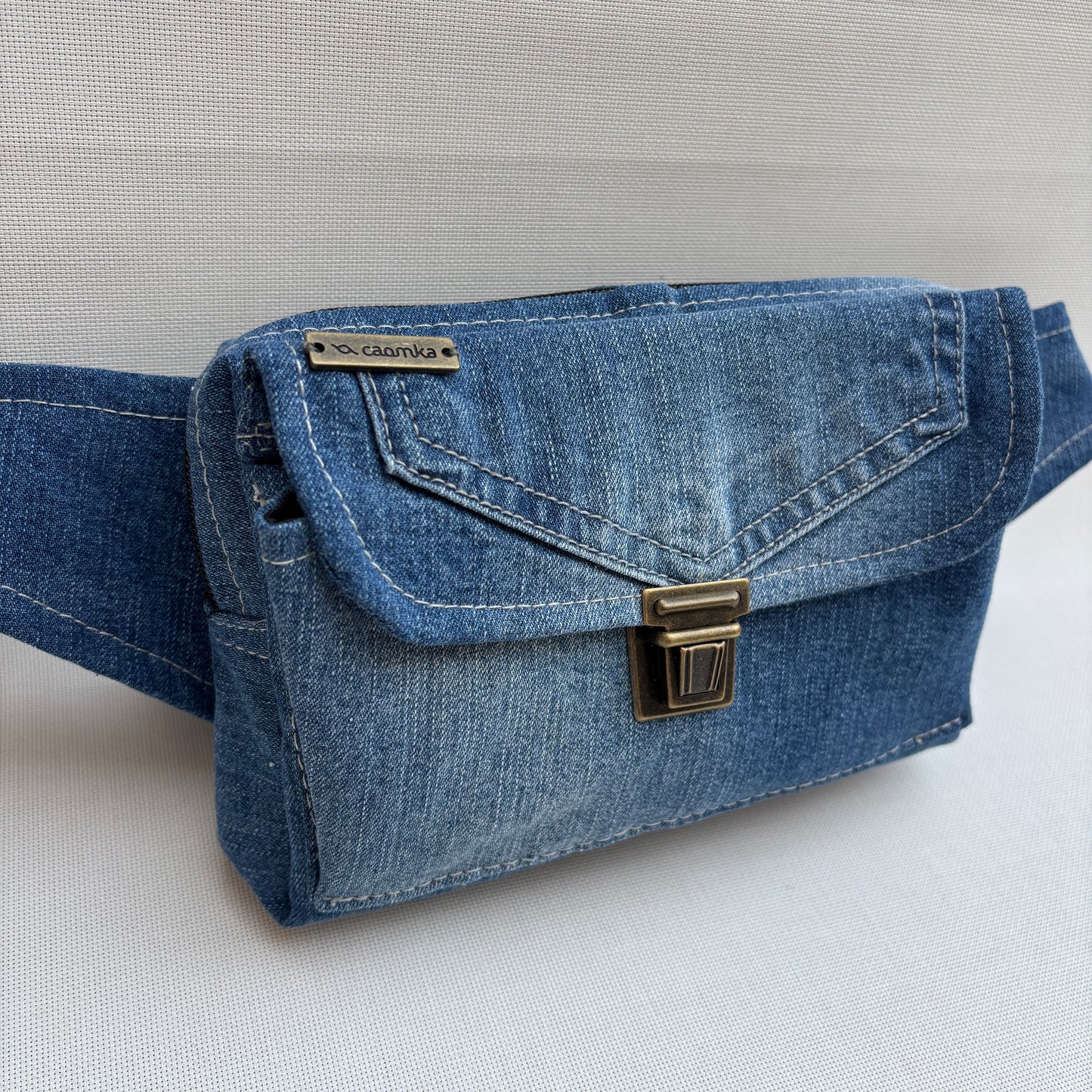 Riñonera Urban "♻️ Jeans Recycled ♻️" · Pieza Única Núm. 18840