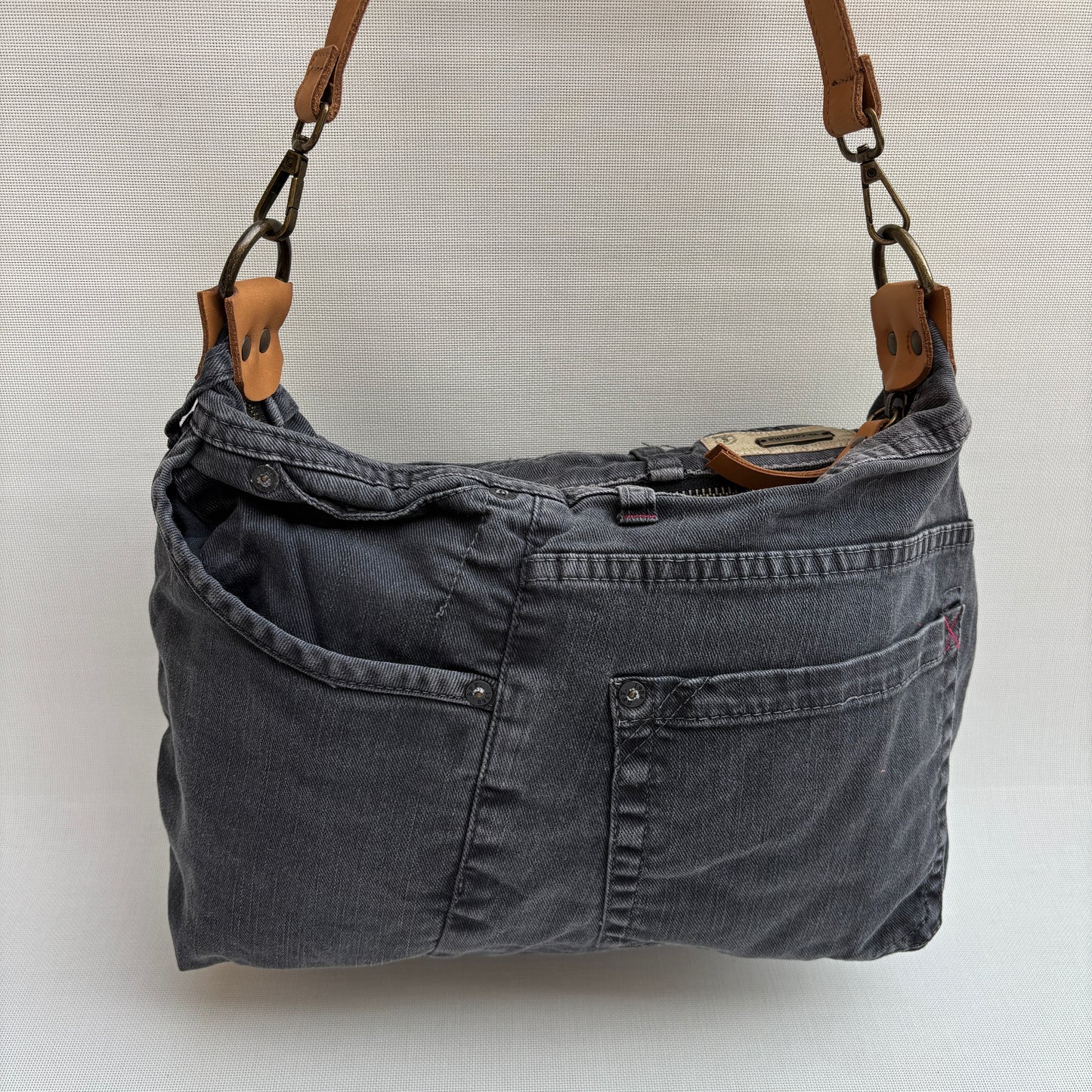 Bolso, bandolera vaquero · Multifunción · ♻️ Jeans Recycled ♻️ · Pieza Única Núm. 18143