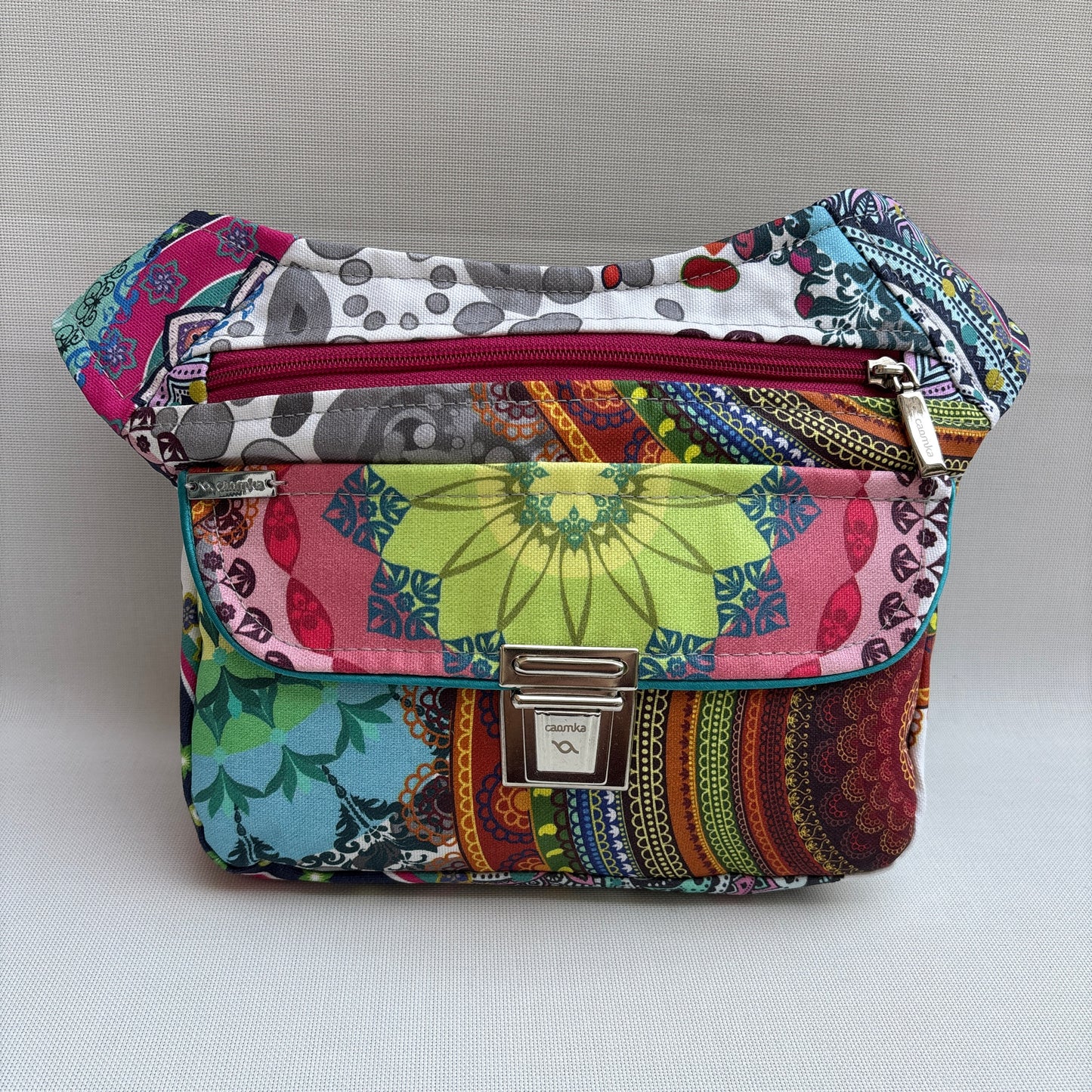 Riñonera "Special Summer Mandalas" + Bolsillo trasero · Impermeable · Pieza Única Núm. 18982