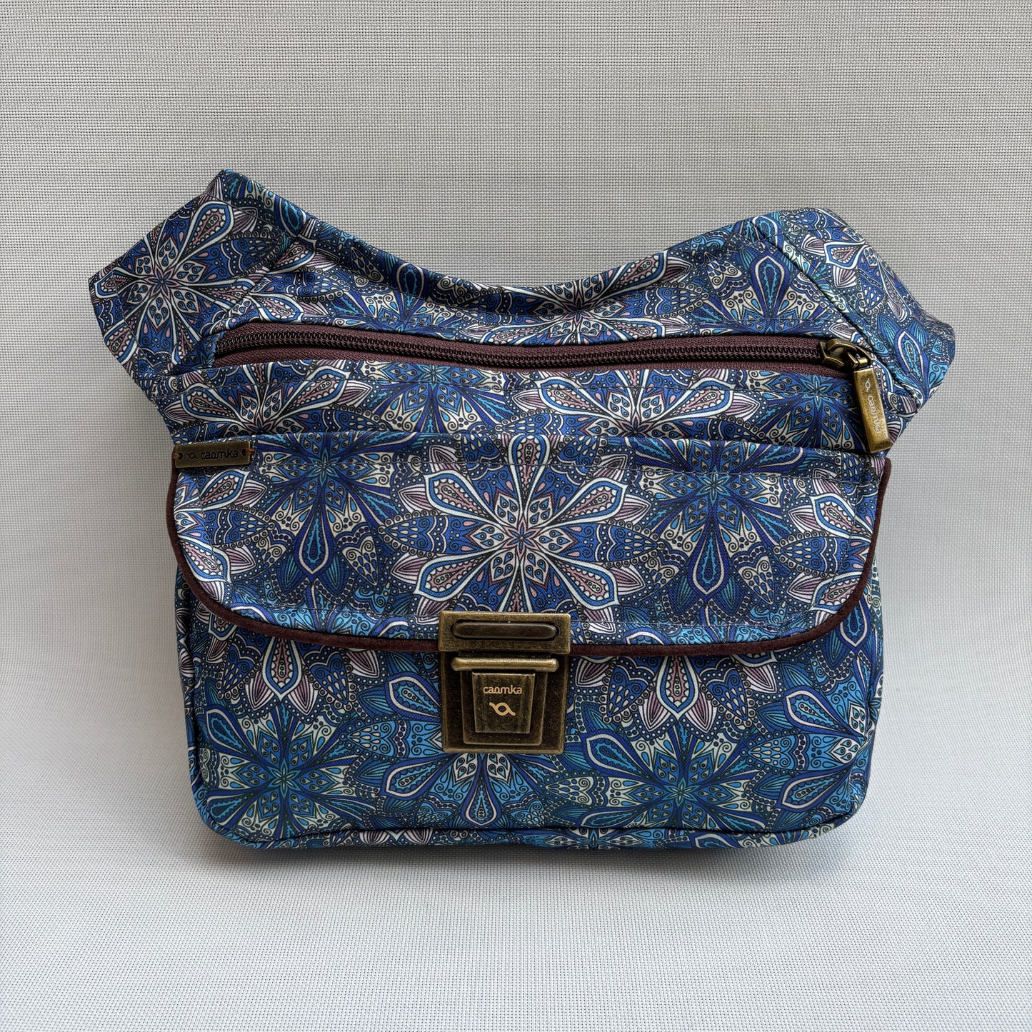 Riñonera "Special Mandalas Blue" + Bolsillo trasero · Pieza Única Núm. 16668