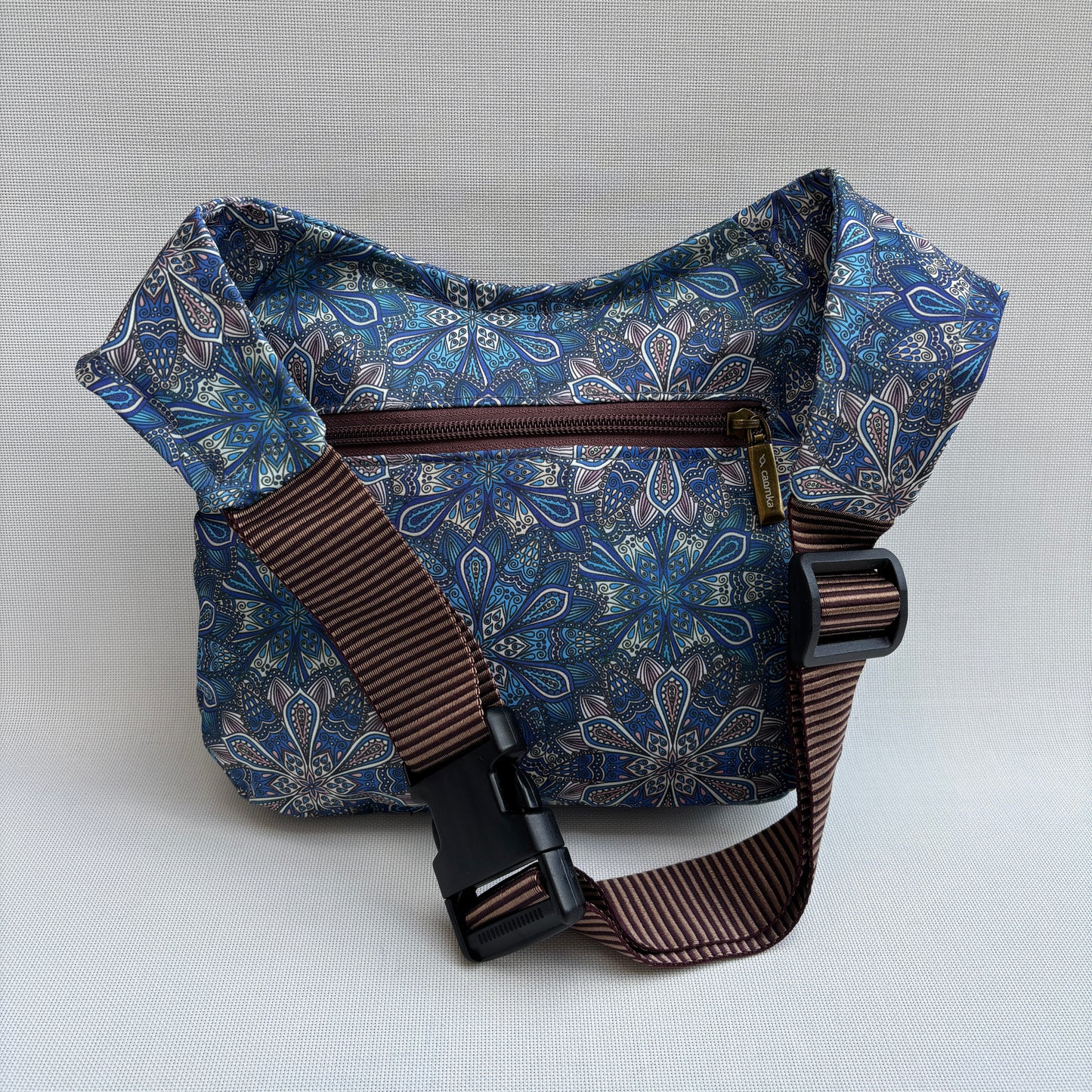 Riñonera "Special Mandalas Blue" + Bolsillo trasero · Pieza Única Núm. 16668