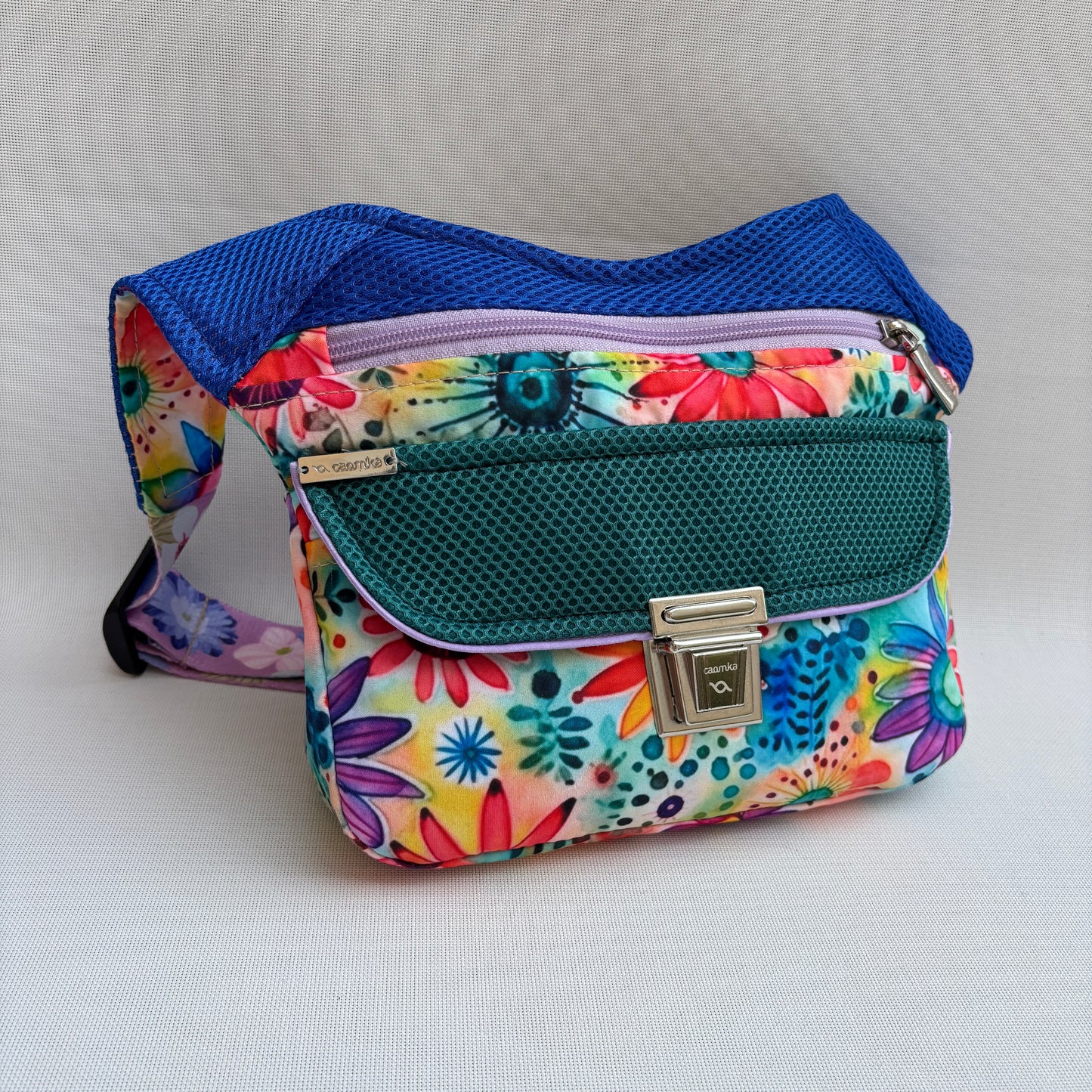 Riñonera "Special Flower Power Top" + Bolsillo trasero · Pieza Única Núm. 18303