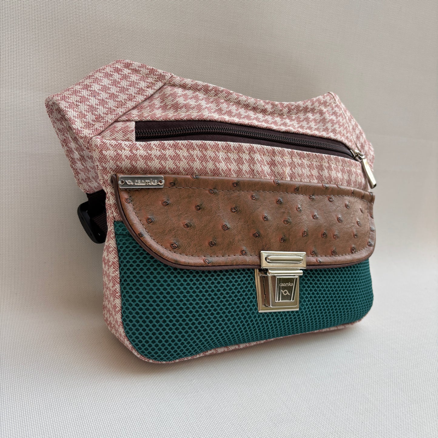 Spezielles schwarzes „Cordura“ &amp; Silber + Gesäßtasche, exklusives Teil Nr. 11492