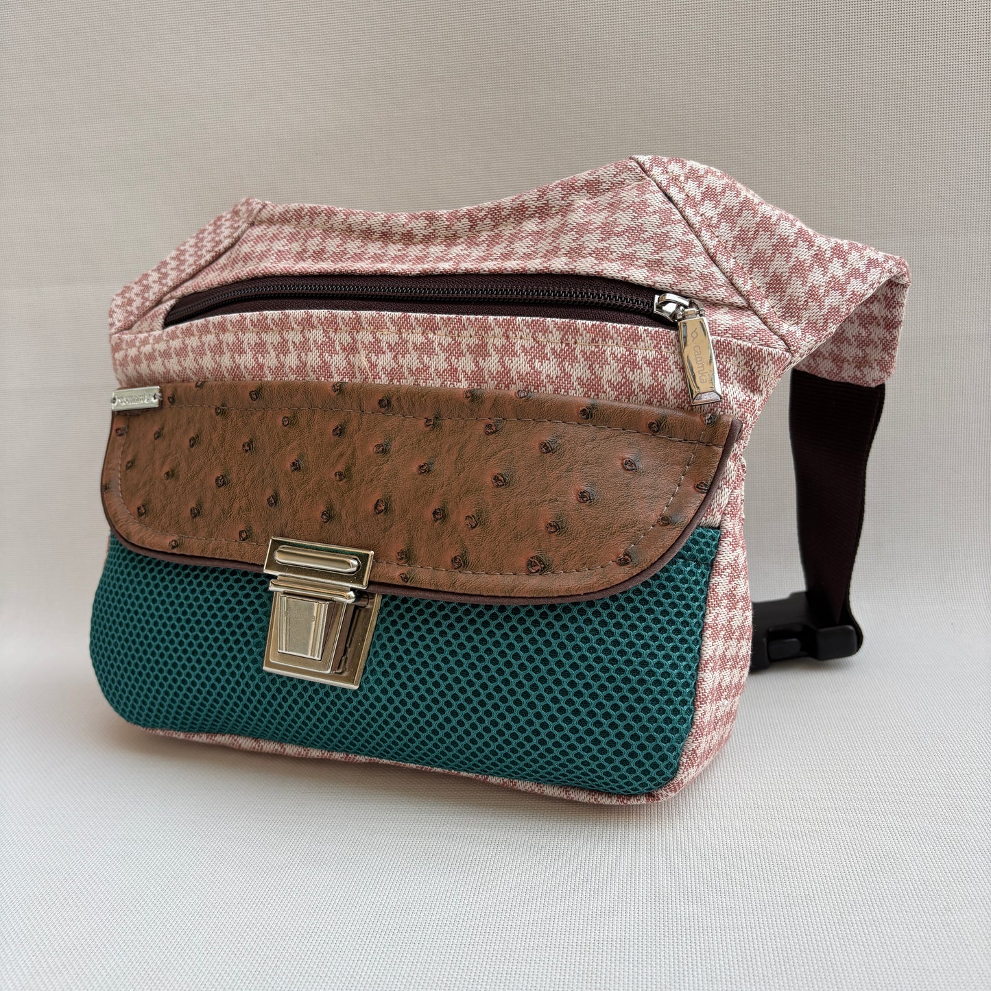 Spezielles schwarzes „Cordura“ &amp; Silber + Gesäßtasche, exklusives Teil Nr. 11492