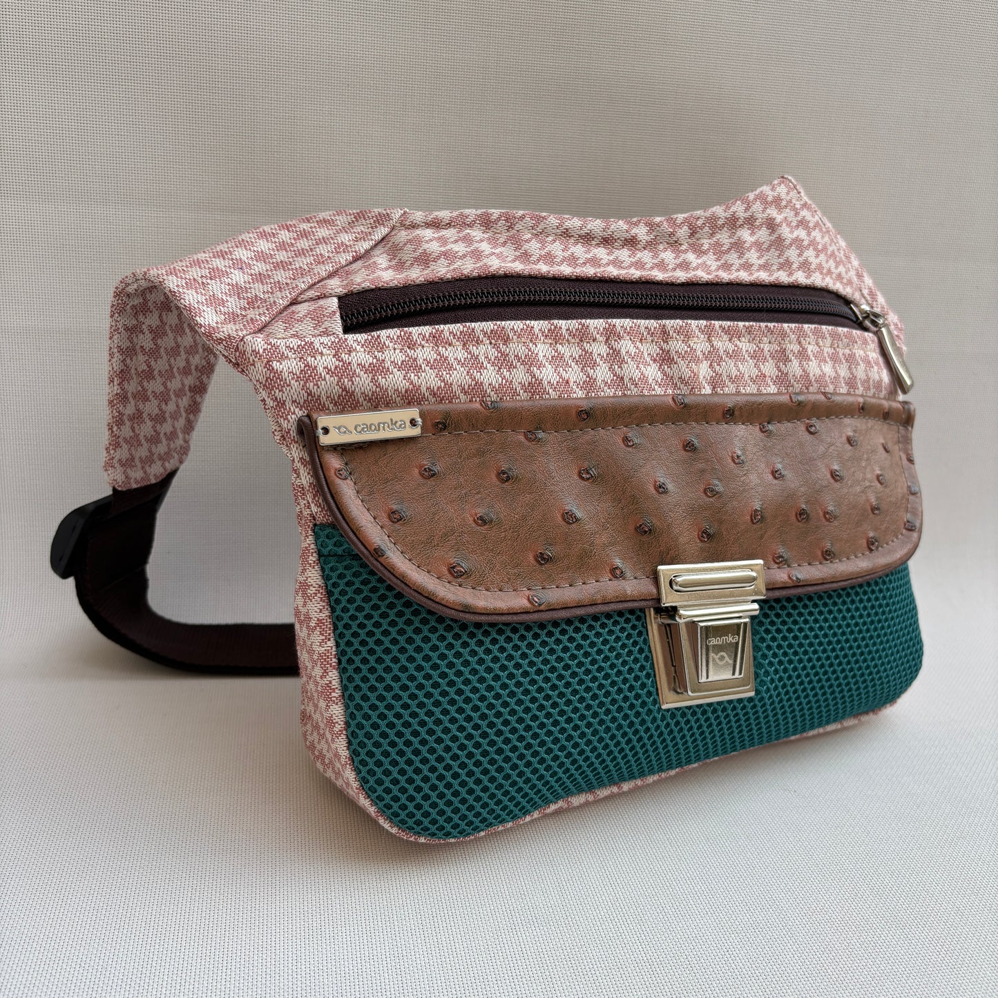 Spezielles schwarzes „Cordura“ &amp; Silber + Gesäßtasche, exklusives Teil Nr. 11492