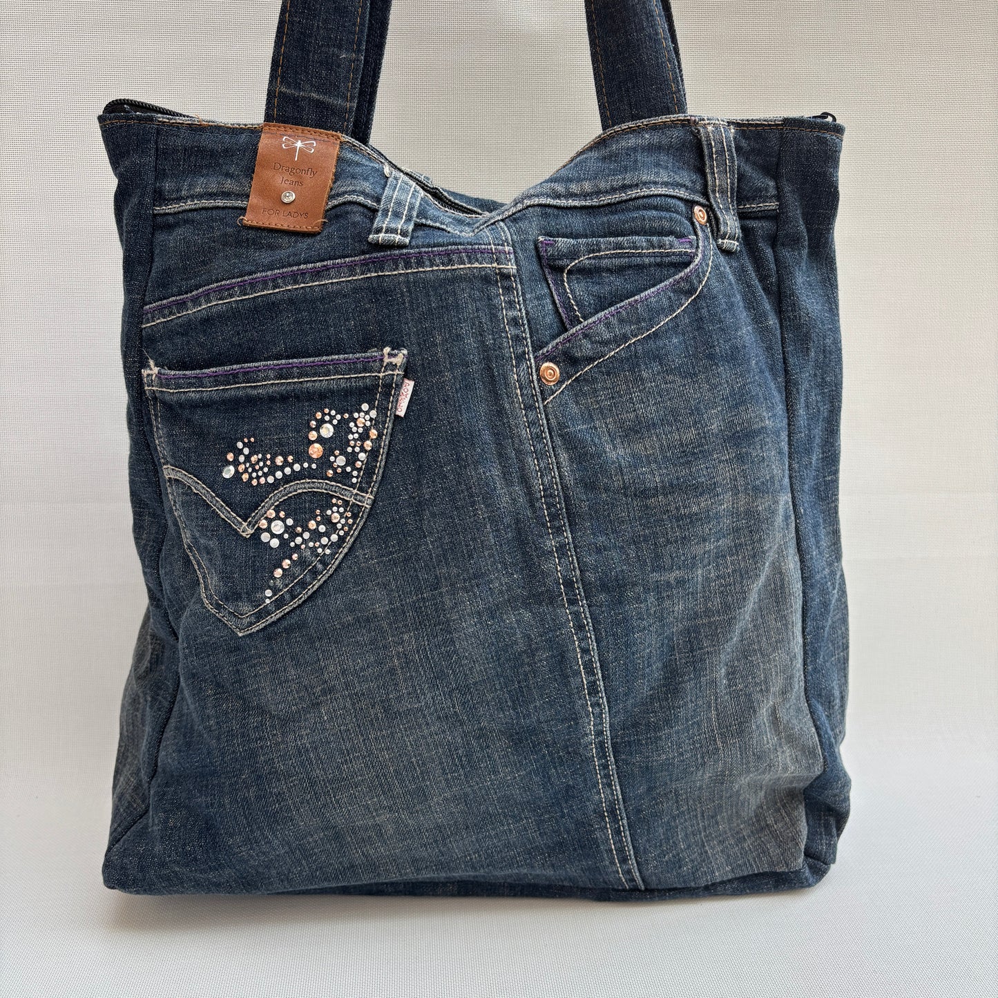 Bolso vaquero · ♻️ Jeans Recycled ♻️ · Pieza Única Núm. 18164