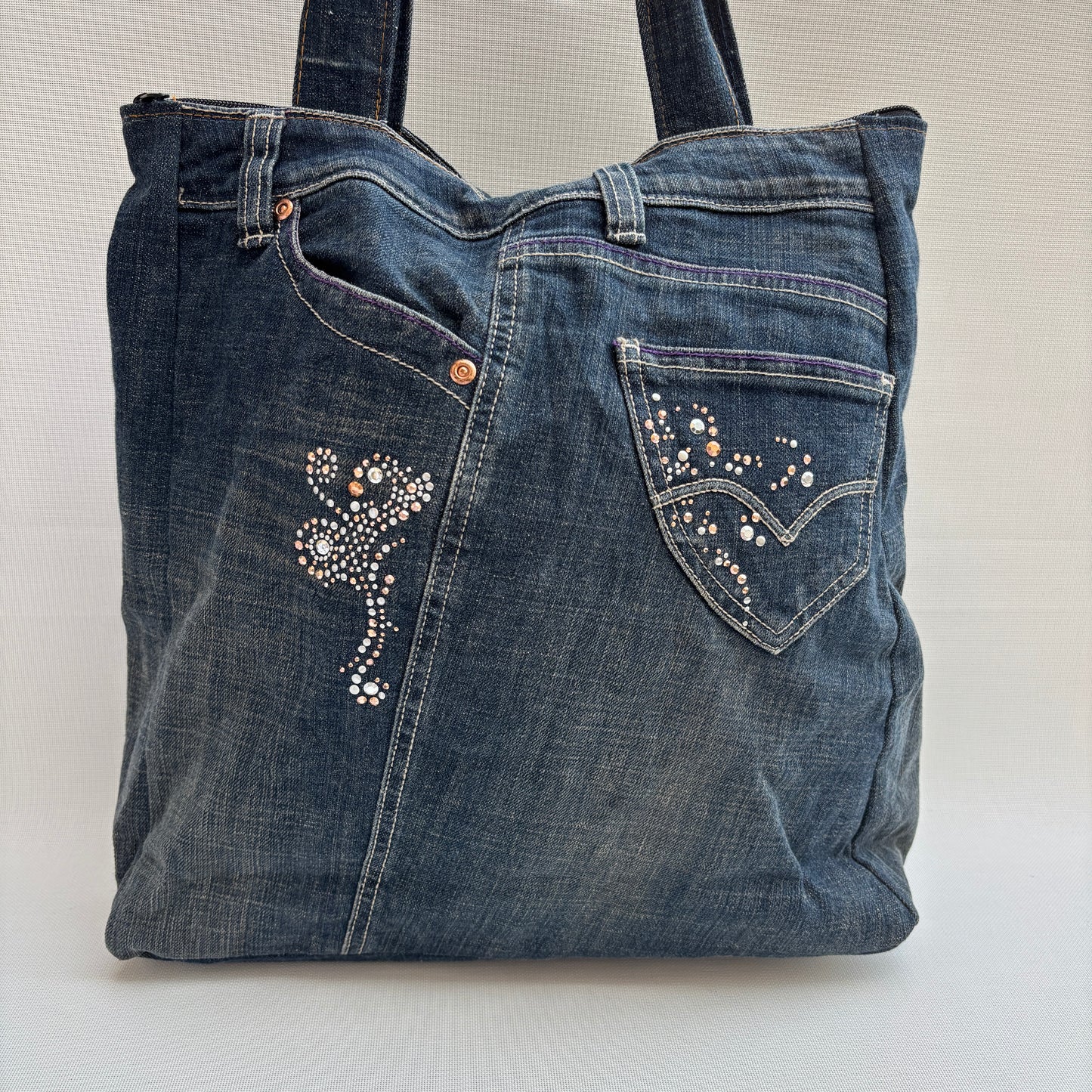 Bolso vaquero · ♻️ Jeans Recycled ♻️ · Pieza Única Núm. 18164