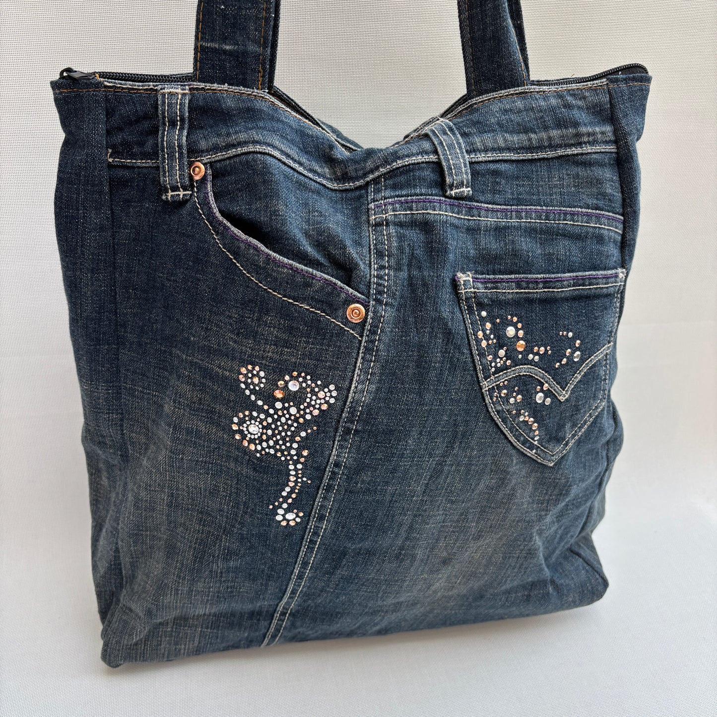 Bolso vaquero · ♻️ Jeans Recycled ♻️ · Pieza Única Núm. 18164