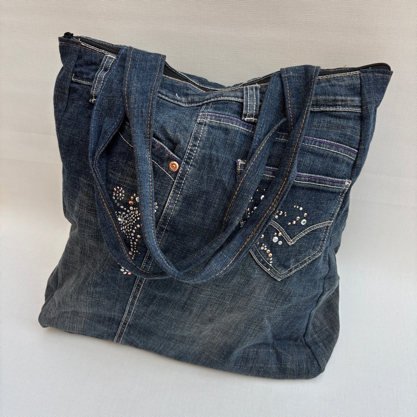 Bolso vaquero · ♻️ Jeans Recycled ♻️ · Pieza Única Núm. 18164