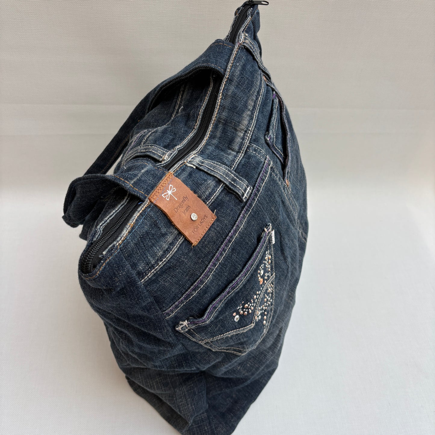 Bolso vaquero · ♻️ Jeans Recycled ♻️ · Pieza Única Núm. 18164