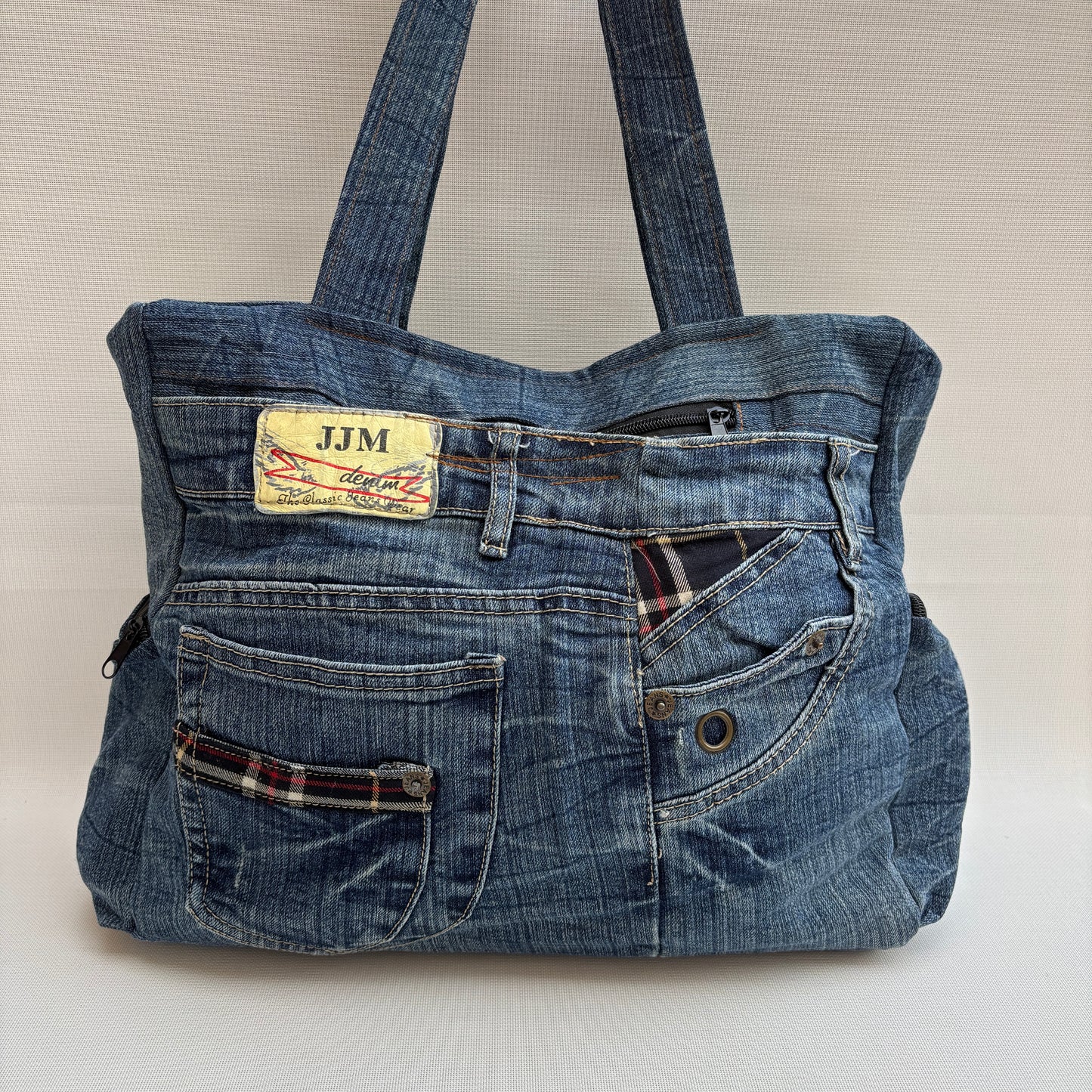 ♻️ Jeans Recycled ♻️ Unique Piece No. 11975