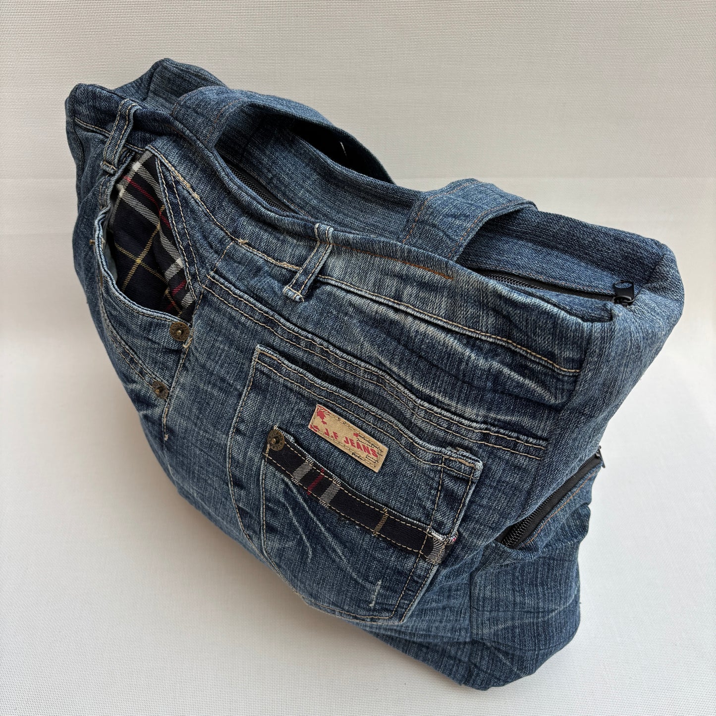 ♻️ Jeans Recycled ♻️ Unique Piece No. 11975