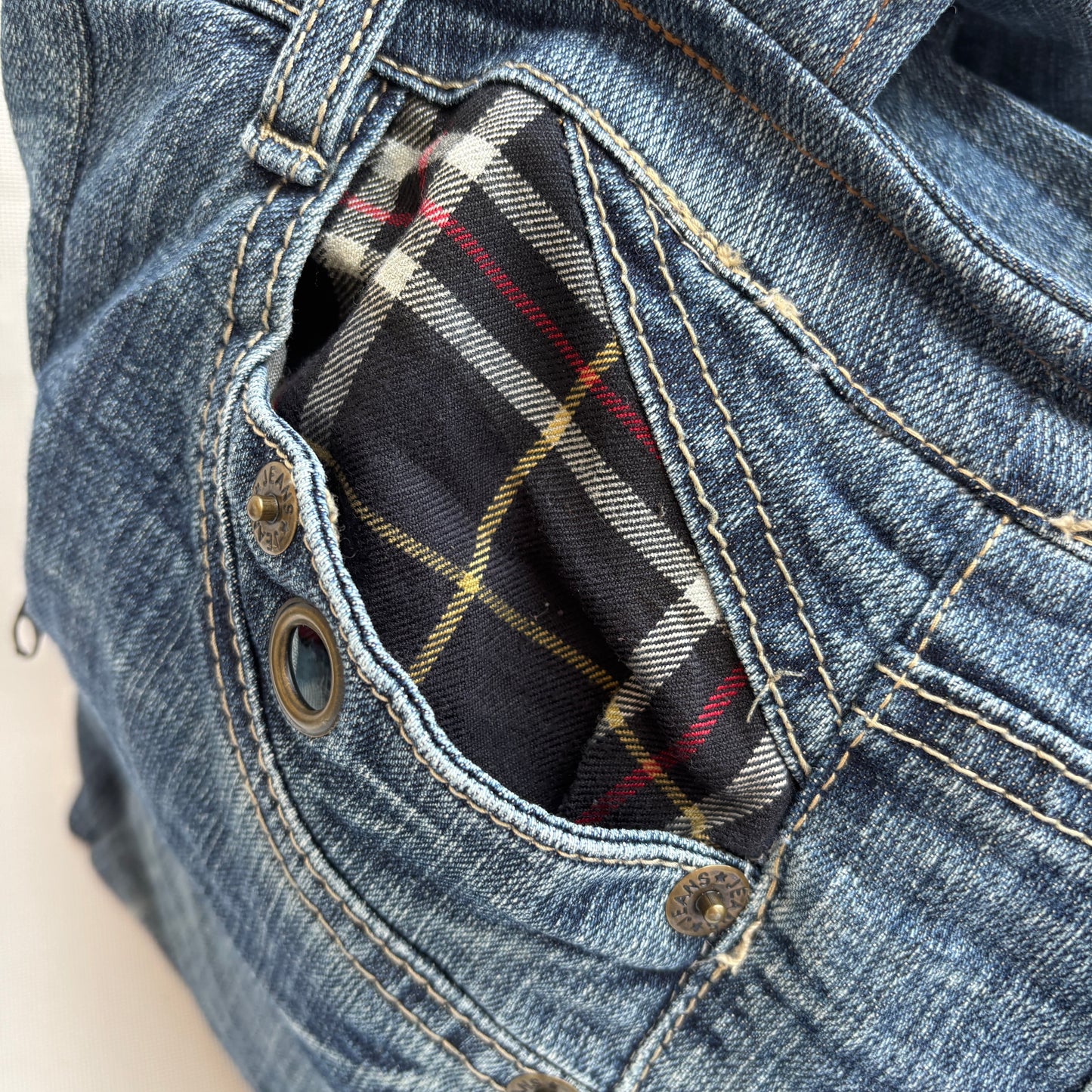 ♻️ Jeans Recycled ♻️ Unique Piece No. 11975