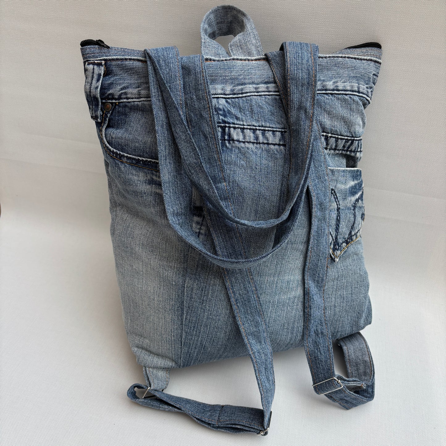 ♻️ Jeans Recycled ♻️ Unique Piece No. 11975