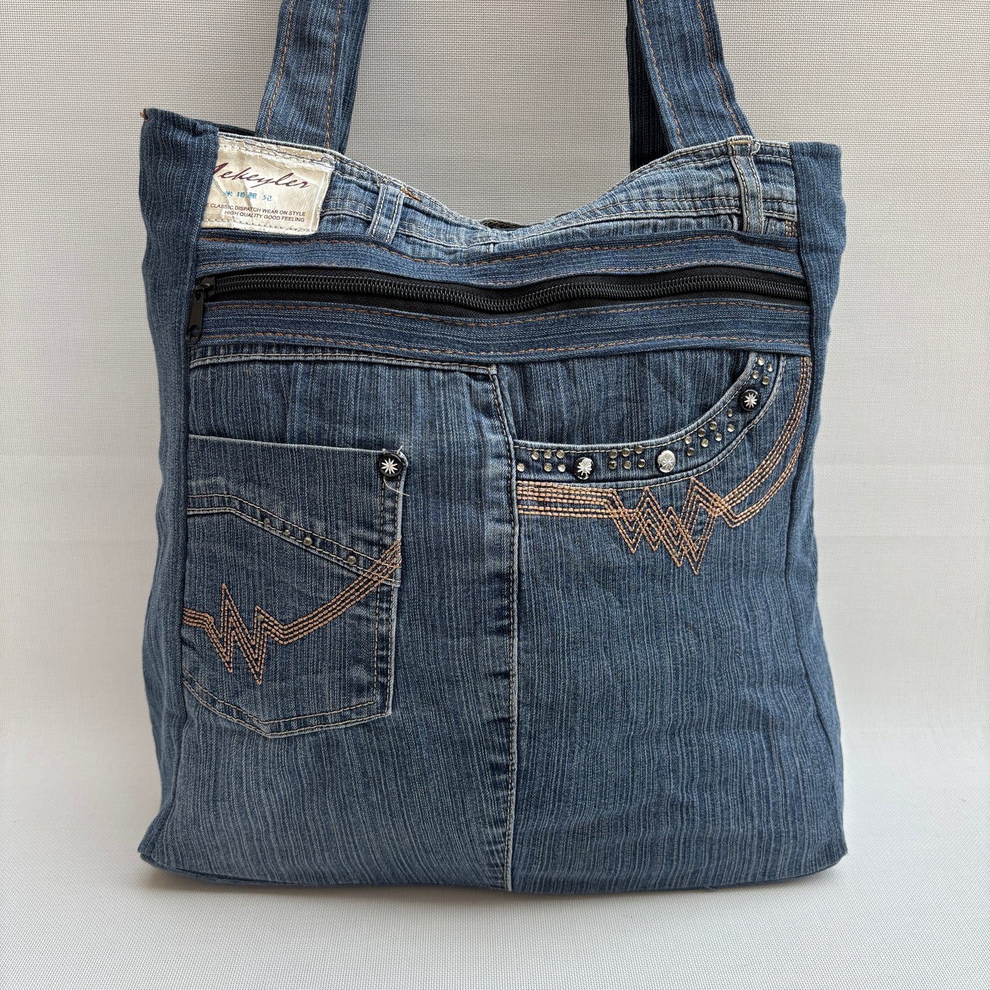 ♻️ Jeans Recycled ♻️ Unique Piece No. 11975