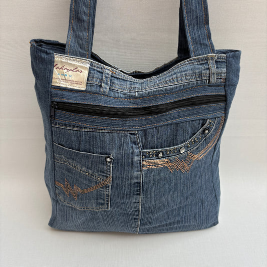 ♻️ Jeans Recycled ♻️ Unique Piece No. 11975