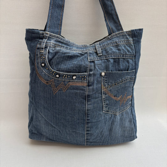 ♻️ Jeans Recycled ♻️ Unique Piece No. 11975