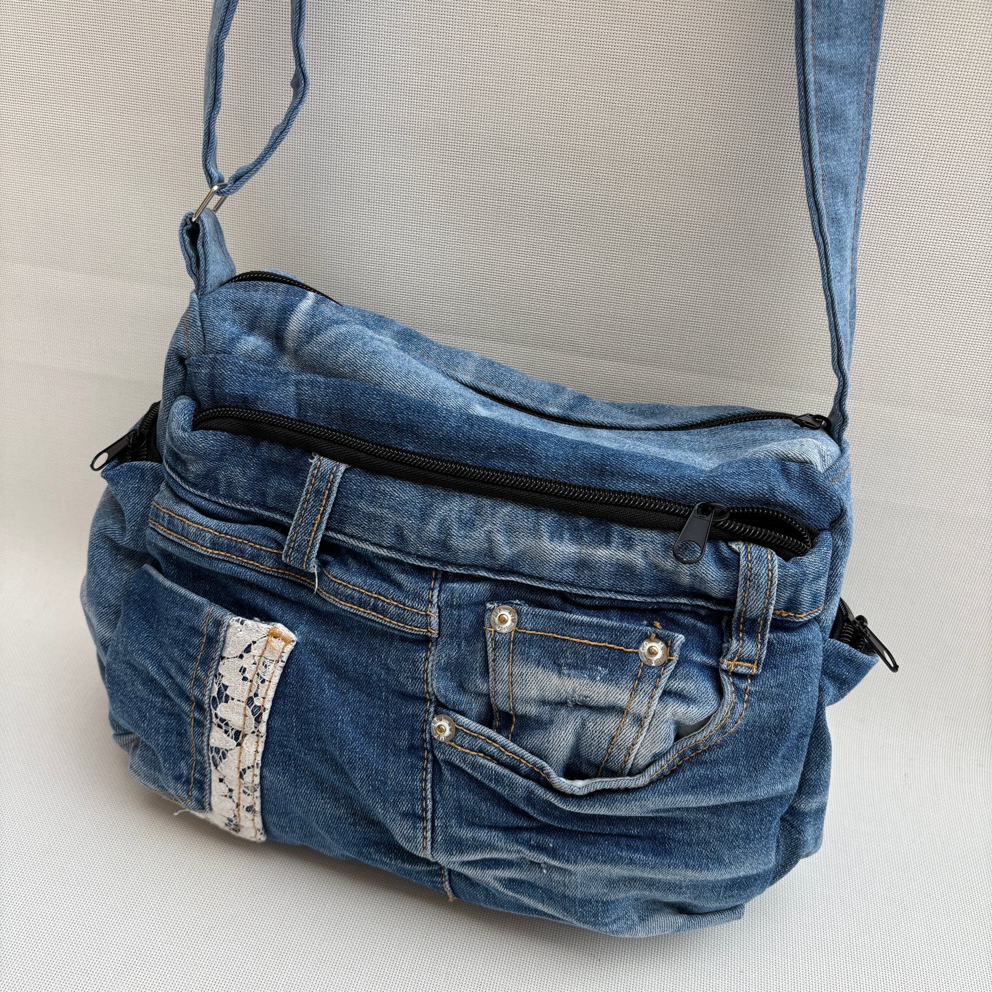 ♻️ Jeans Recycled ♻️ Unique Piece No. 11975