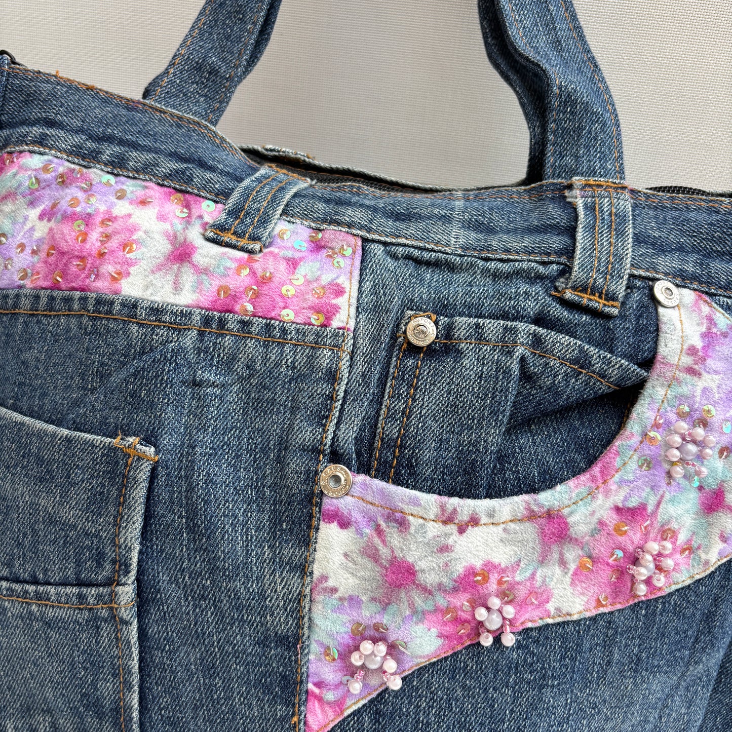 ♻️ Jeans Recycled ♻️ Unique Piece No. 11975