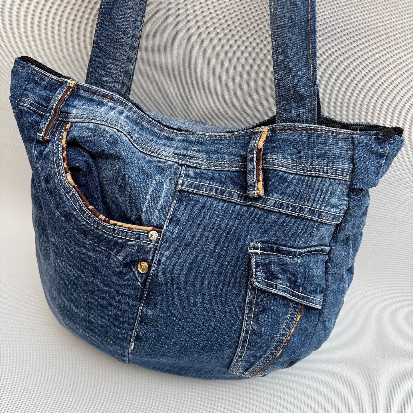 ♻️ Jeans Recycled ♻️ Unique Piece No. 11975