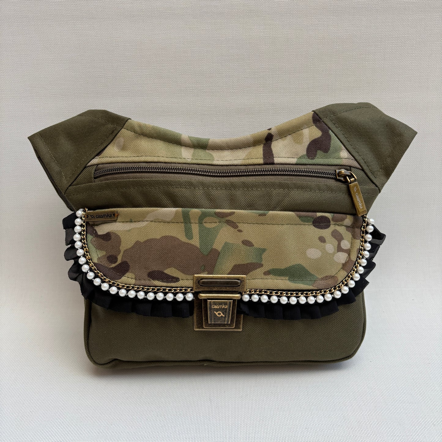 Riñonera "Special Kaki Top" + Bolsillo trasero · Impermeable · Pieza Única Núm. 16690