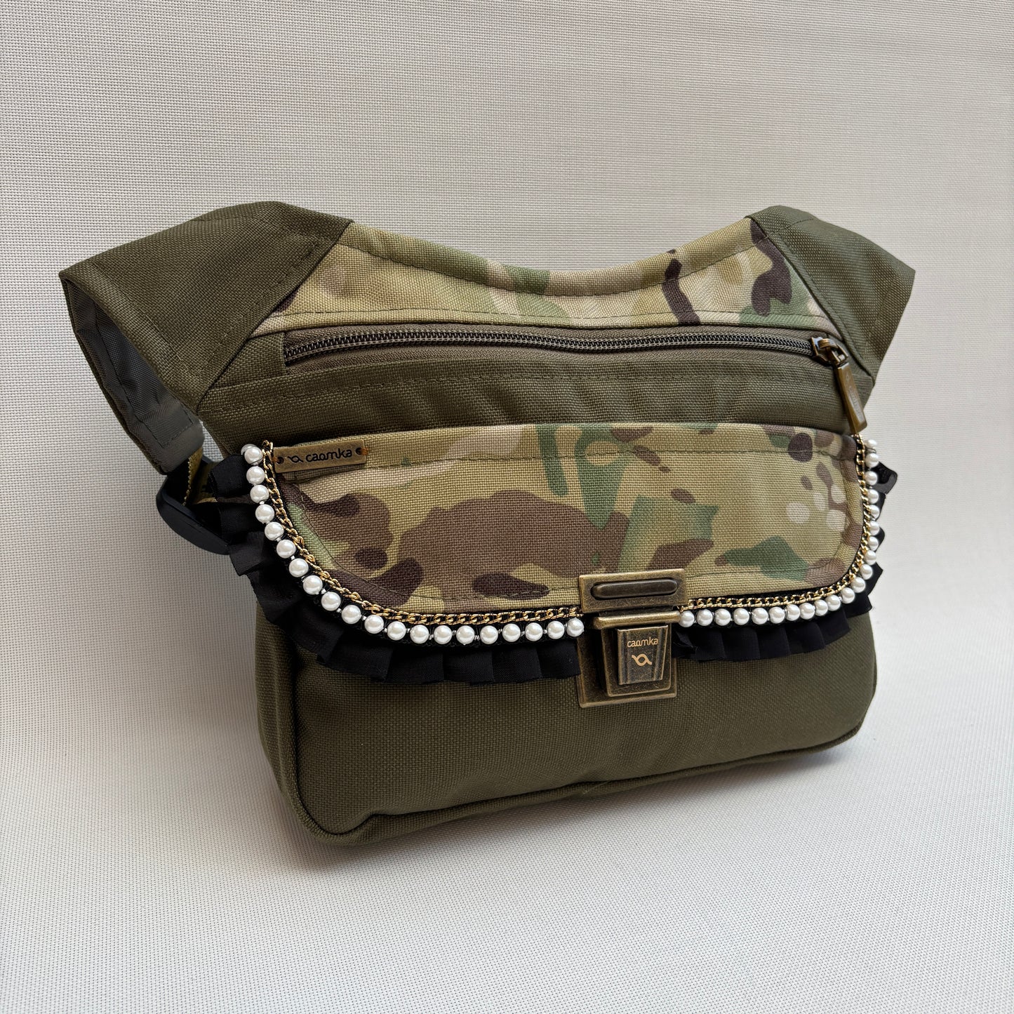 Riñonera "Special Kaki Top" + Bolsillo trasero · Impermeable · Pieza Única Núm. 16690