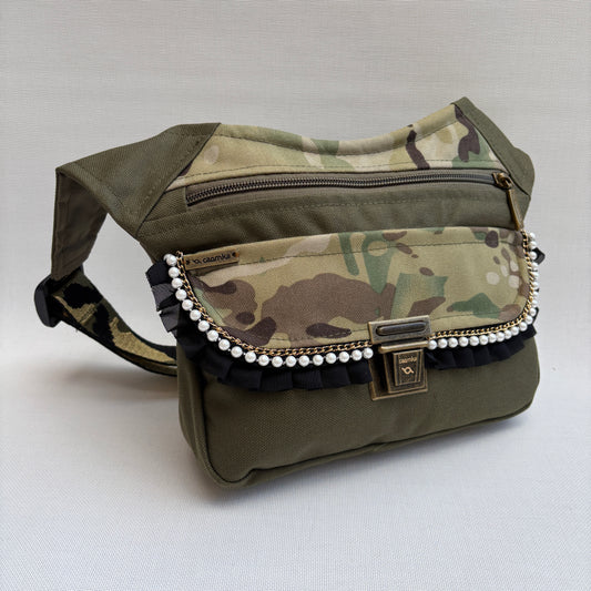 Riñonera "Special Kaki Top" + Bolsillo trasero · Impermeable · Pieza Única Núm. 16690