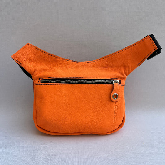 (-20%) Classic Orange & Silver · Piel natural BioCuir® · Pieza Exclusiva Núm. 14098