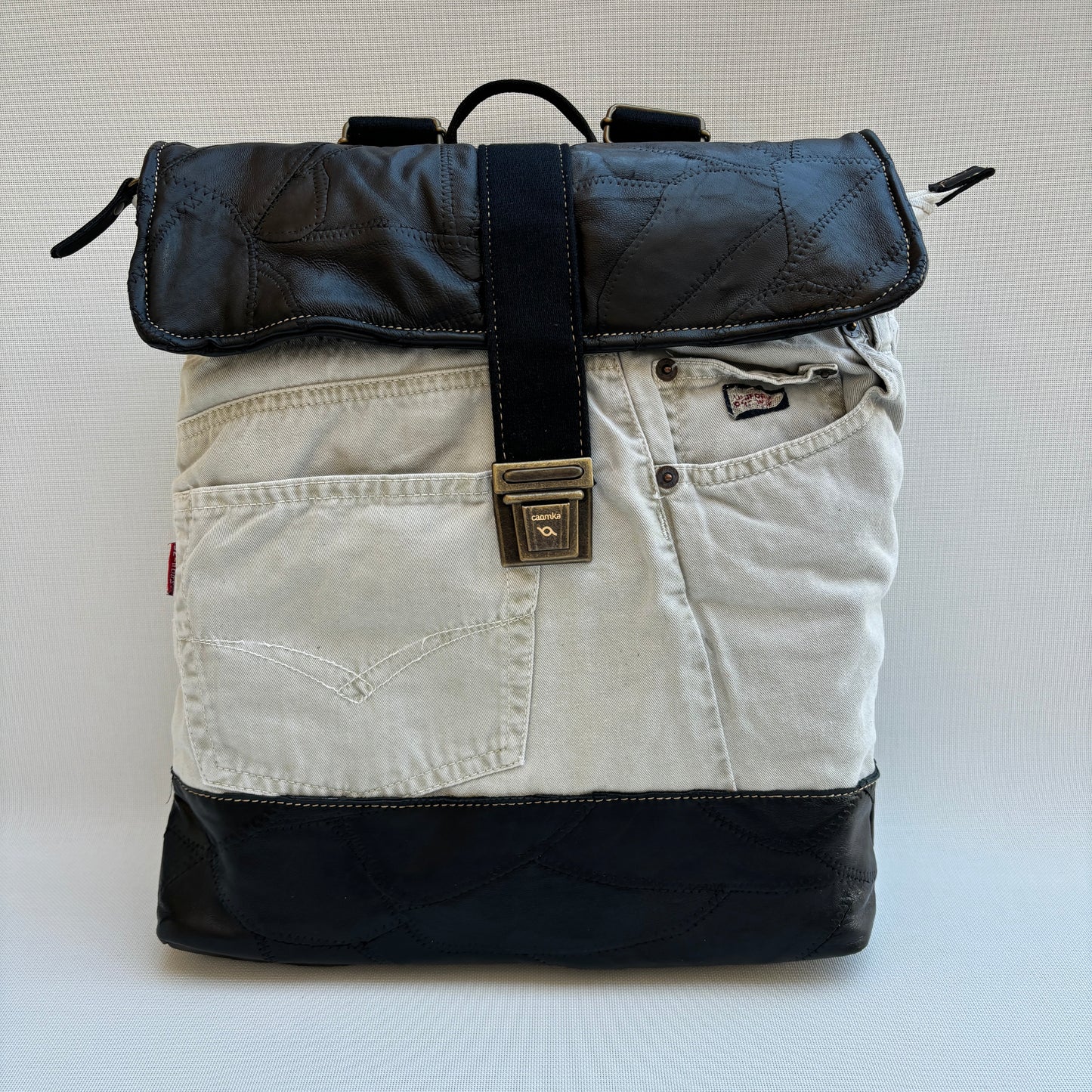 Mochila Top Caomka Recycled ♻️ Jeans · Pieza Única 15820