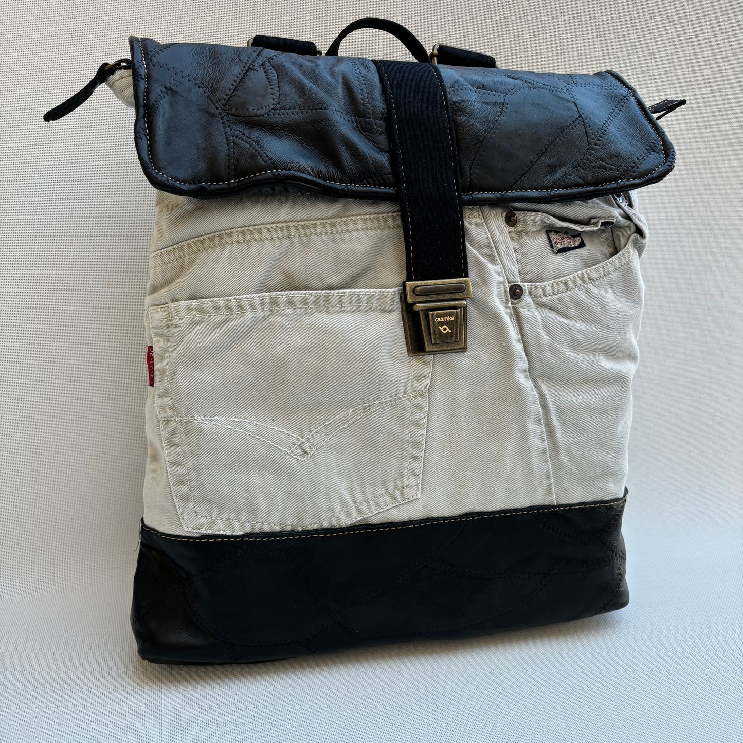 Mochila Top Caomka Recycled ♻️ Jeans · Pieza Única 15820