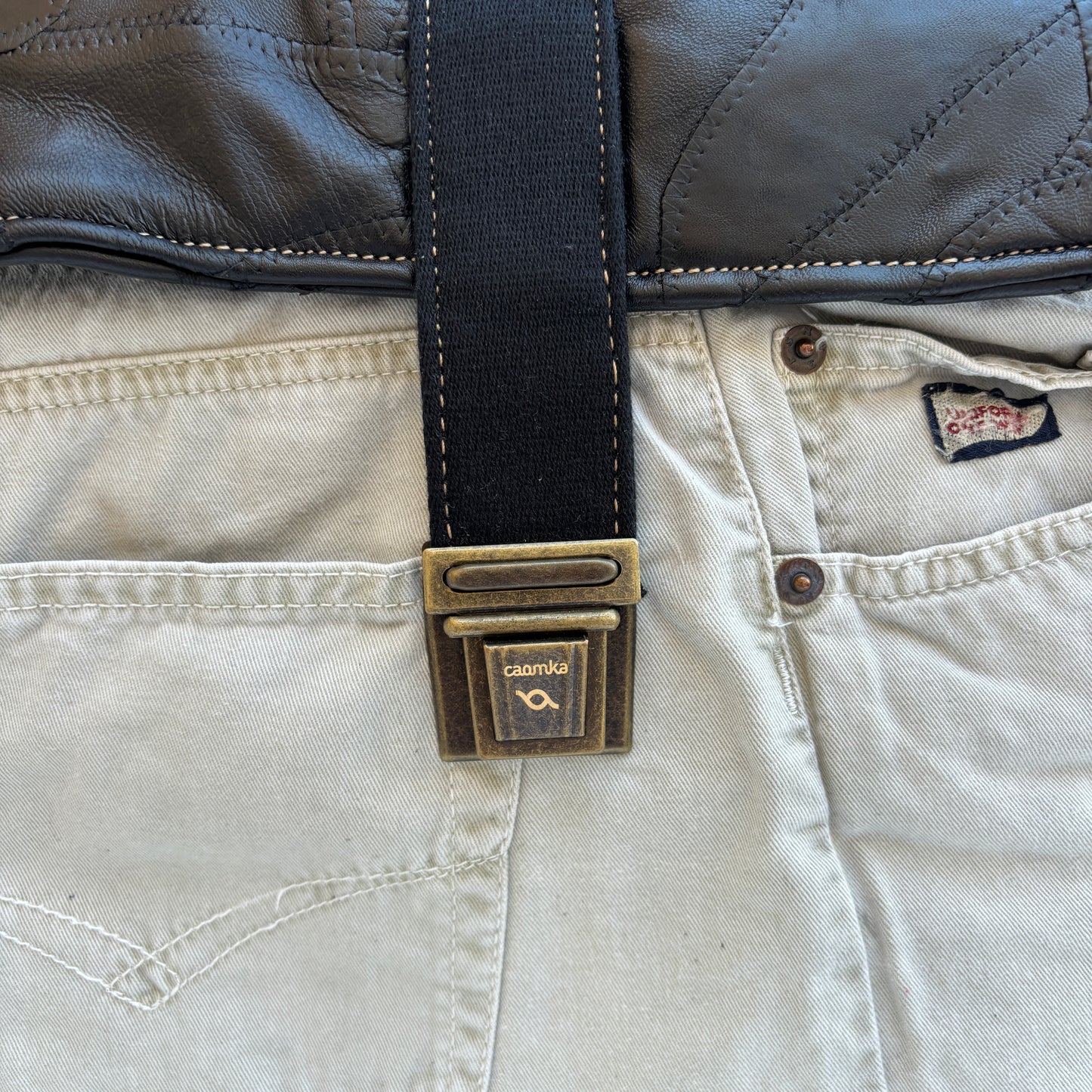 Mochila Top Caomka Recycled ♻️ Jeans · Pieza Única 15820