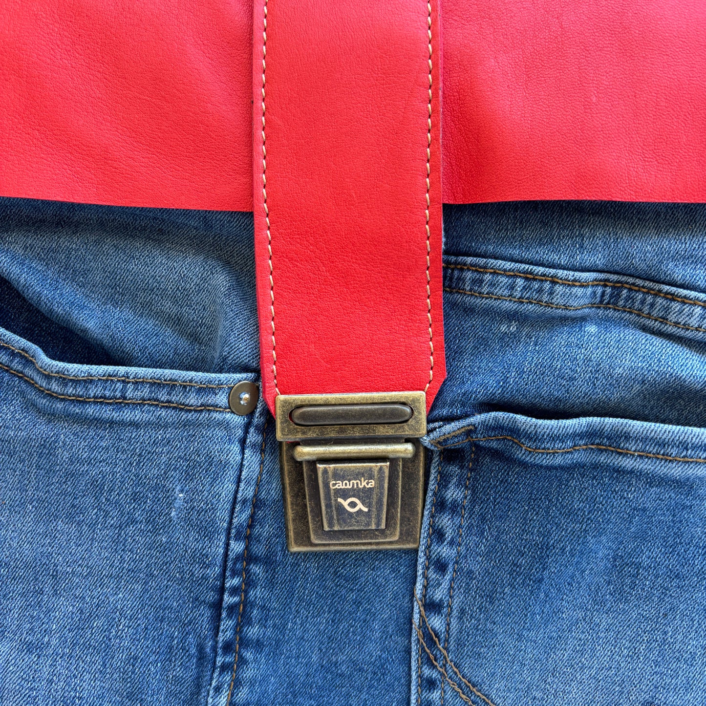 Mochila Top Caomka Recycled ♻️ Jeans · Pieza Única 16066