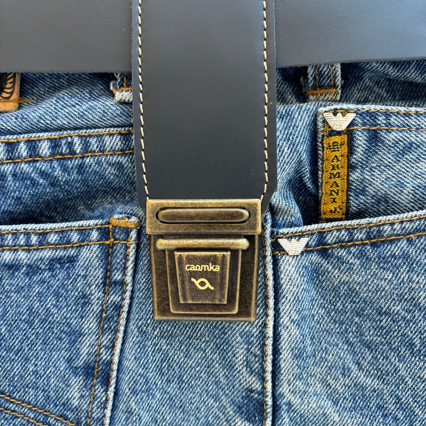 Mochila Top Caomka Recycled ♻️ Jeans · Pieza Única 16068