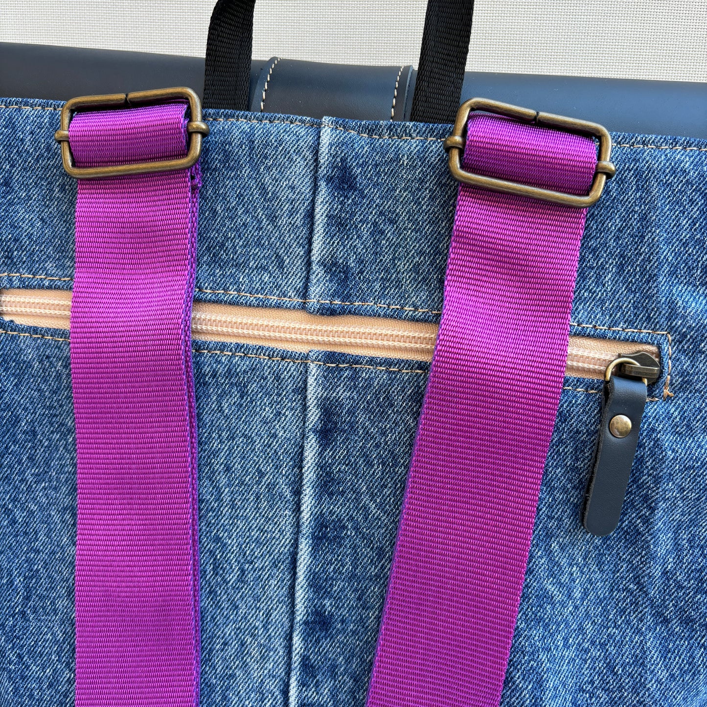 Mochila Top Caomka Recycled ♻️ Jeans · Pieza Única 16068