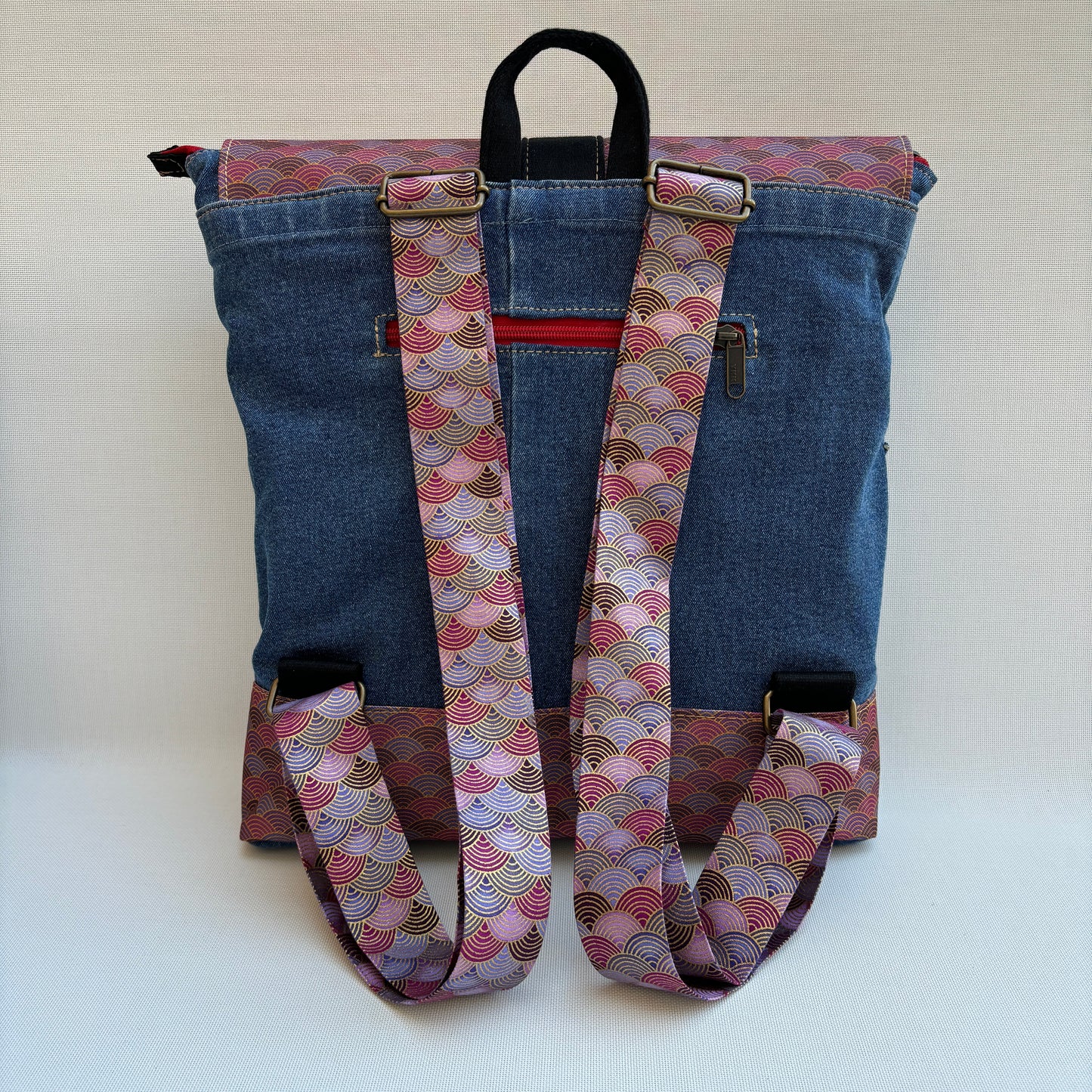 Mochila Top Caomka Recycled ♻️ Jeans · Pieza Única 16101