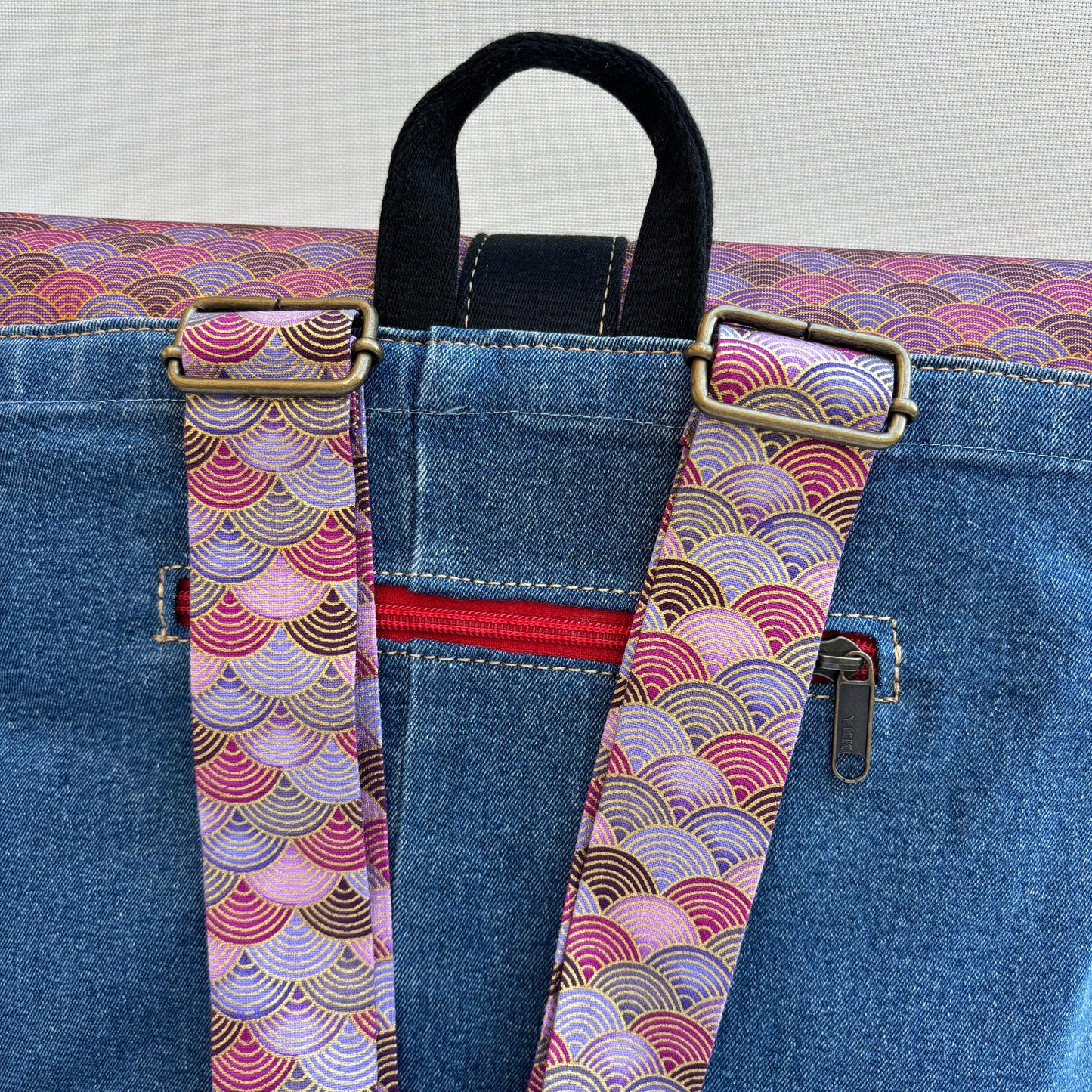 Mochila Top Caomka Recycled ♻️ Jeans · Pieza Única 16101