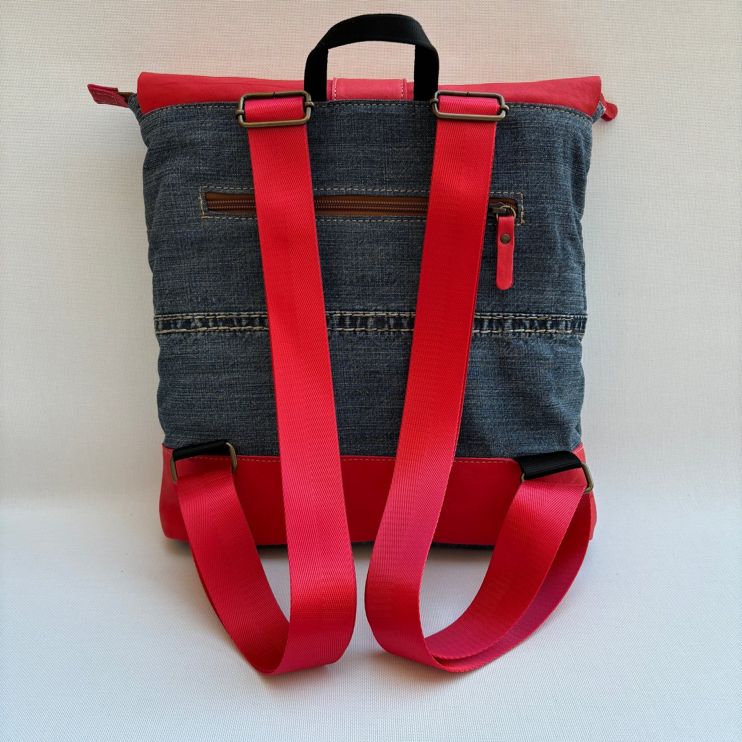 Mochila Top Caomka Recycled ♻️ Jeans · Pieza Única 16100