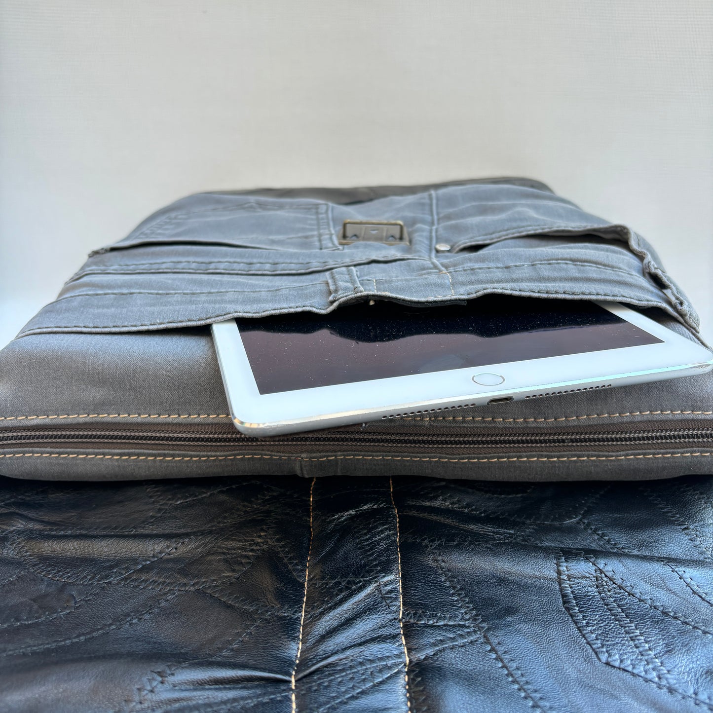 Mochila Top Caomka Recycled ♻️ Jeans · Pieza Única 16099