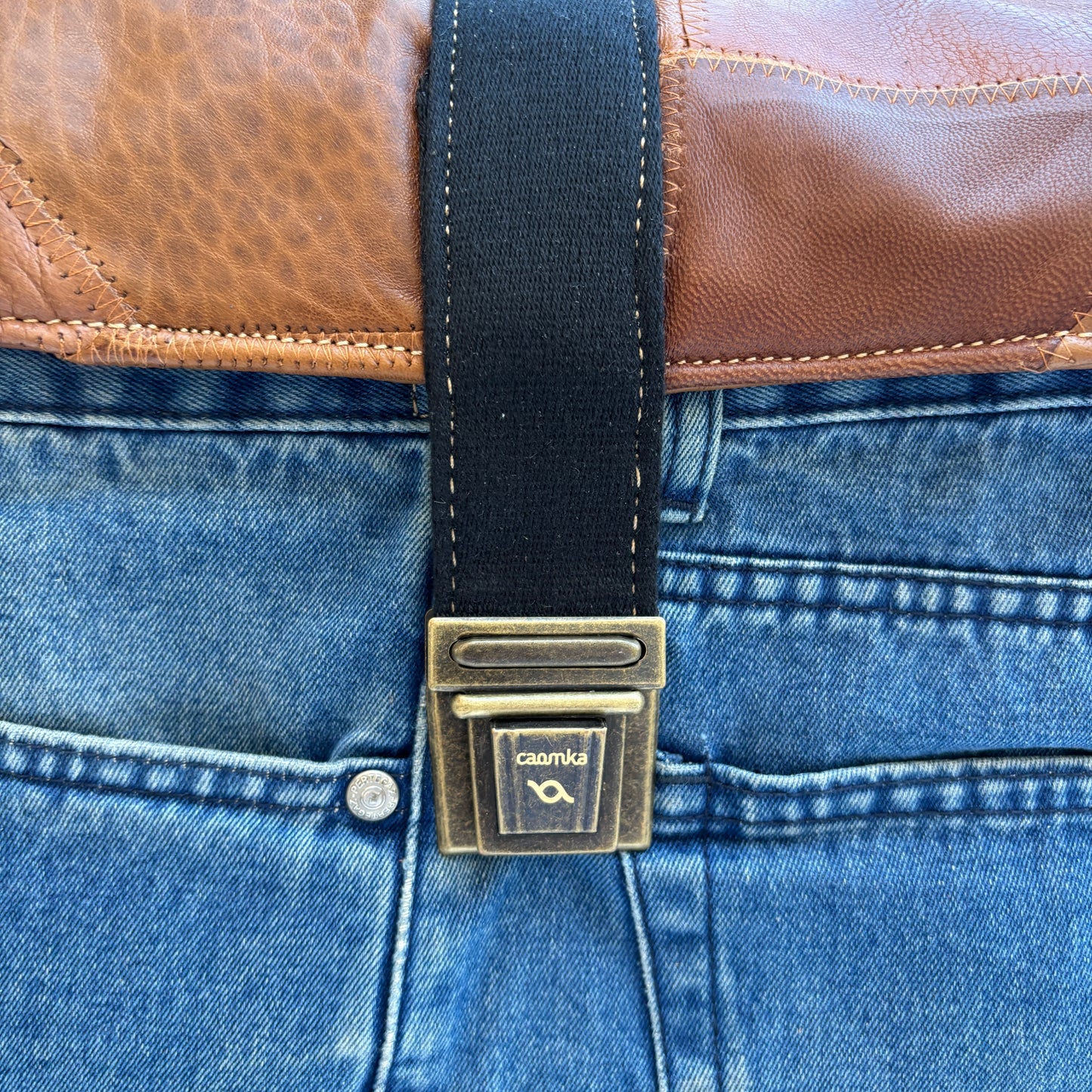 Mochila Top Caomka Recycled ♻️ Jeans · Pieza Única 16098