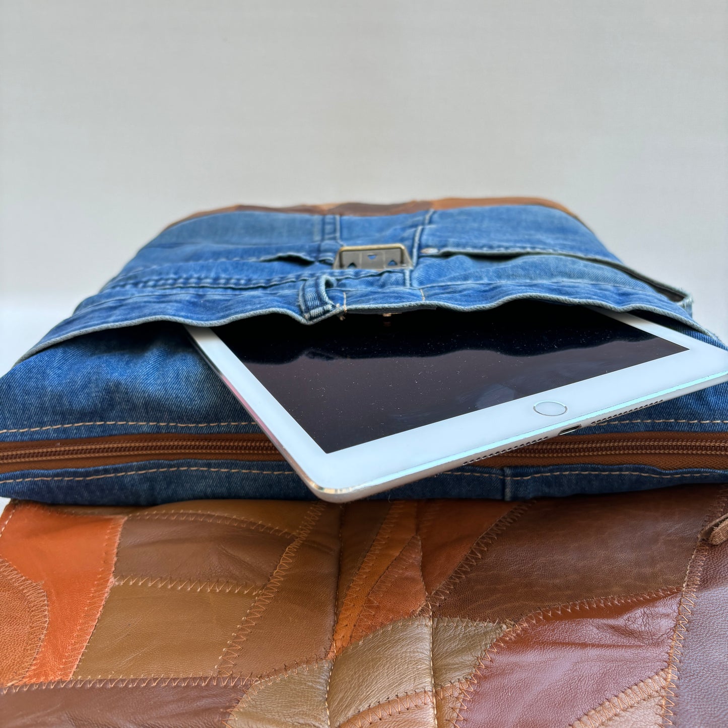 Mochila Top Caomka Recycled ♻️ Jeans · Pieza Única 16098