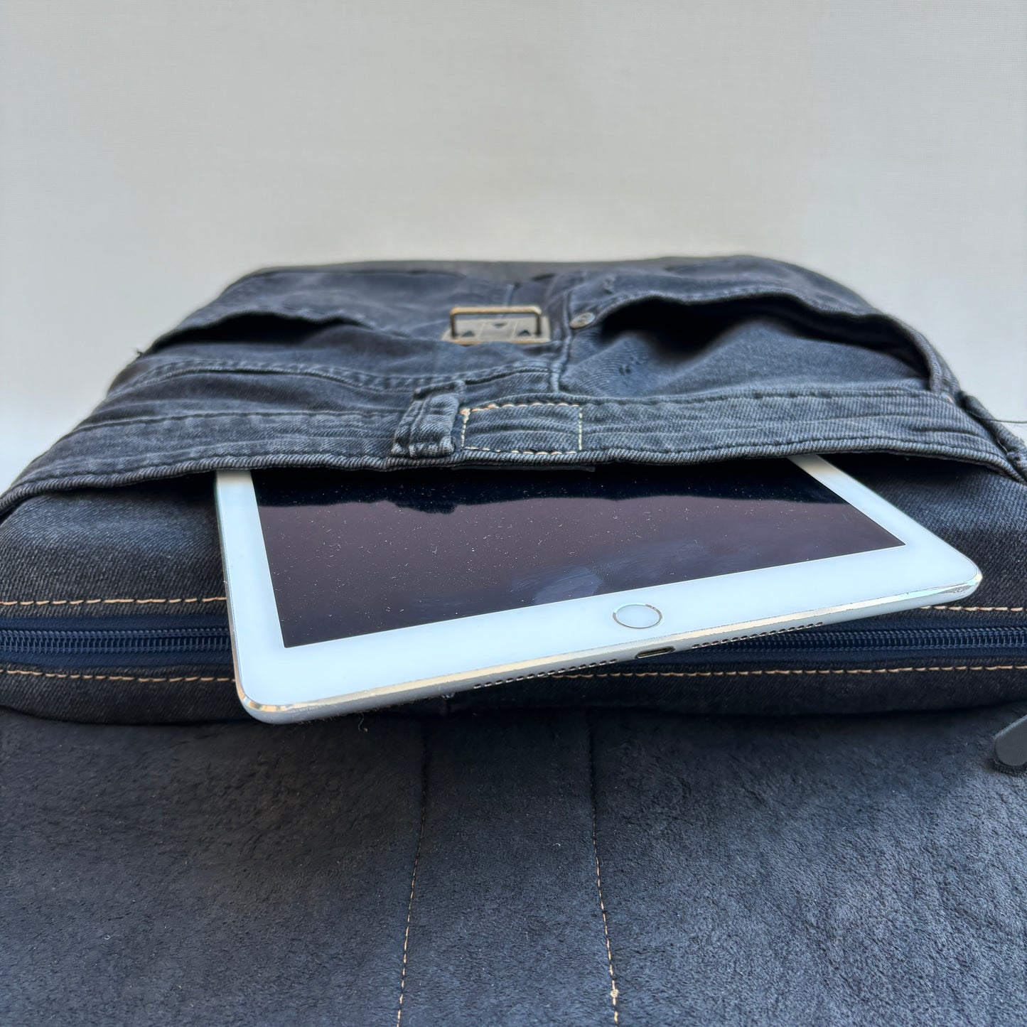Mochila Top Caomka Recycled ♻️ Jeans · Pieza Única 15801