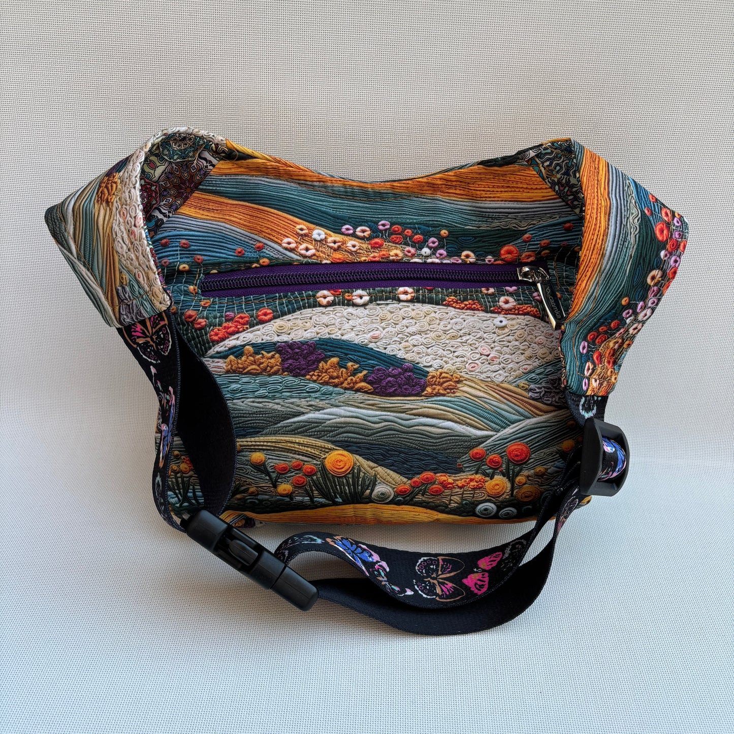 Riñonera "Special Amapolas Top" + Bolsillo trasero · Pieza Única Núm. 16698