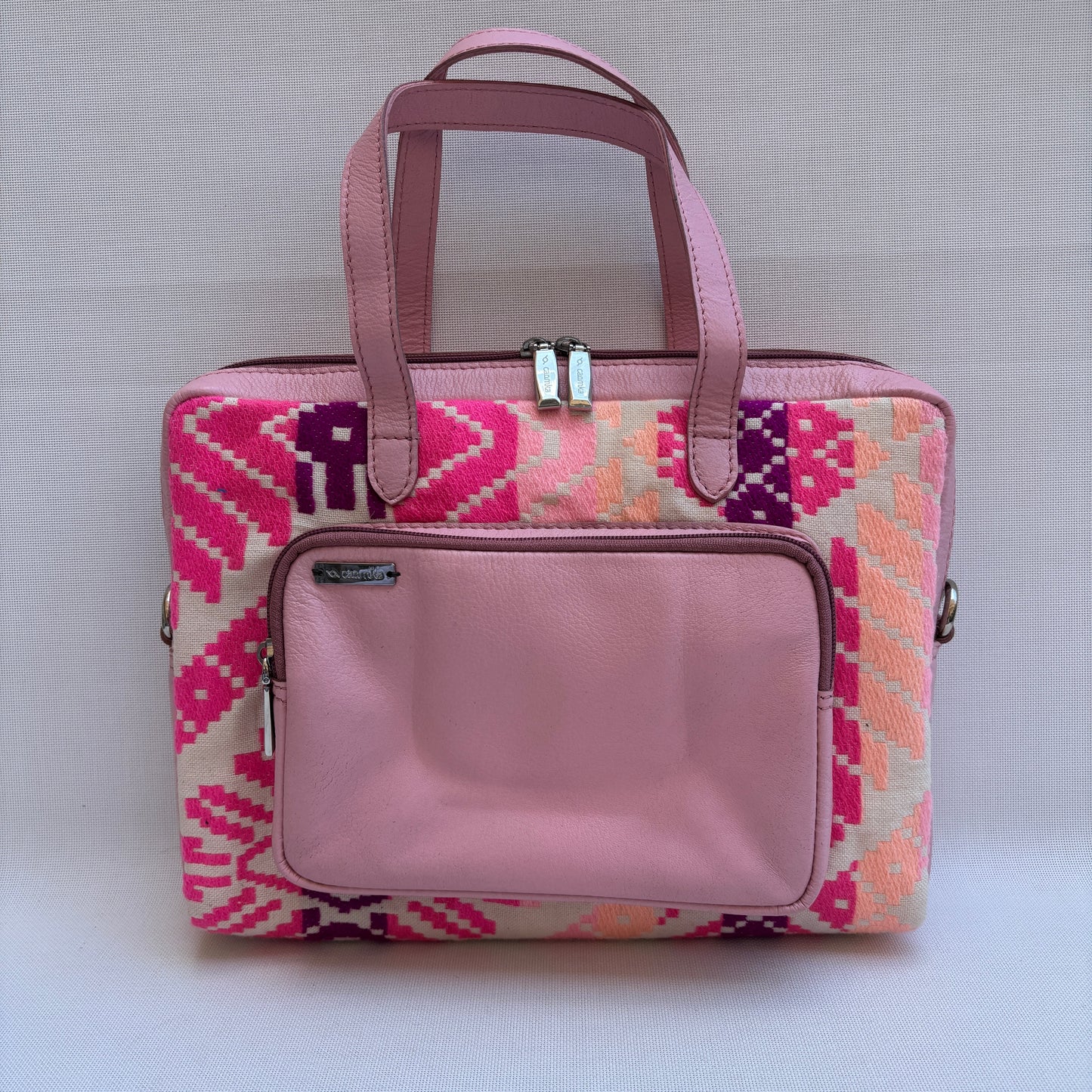 Bolso Carla "Rose India Luxe" · Pieza Única Núm. 18957 (primeras piezas) en evolución.