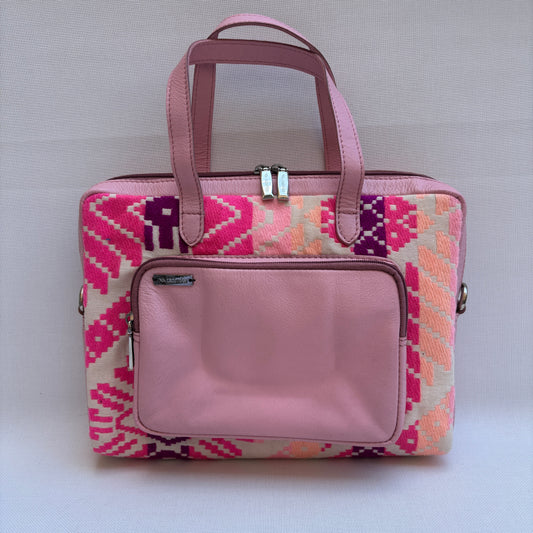 Bolso Carla "Rose India Luxe" · Pieza Única Núm. 18957 (primeras piezas) en evolución.